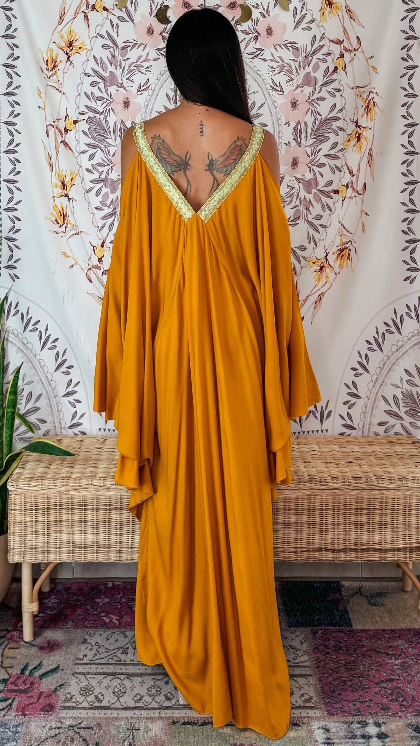 Venus Maxi Dress- Goldenrod