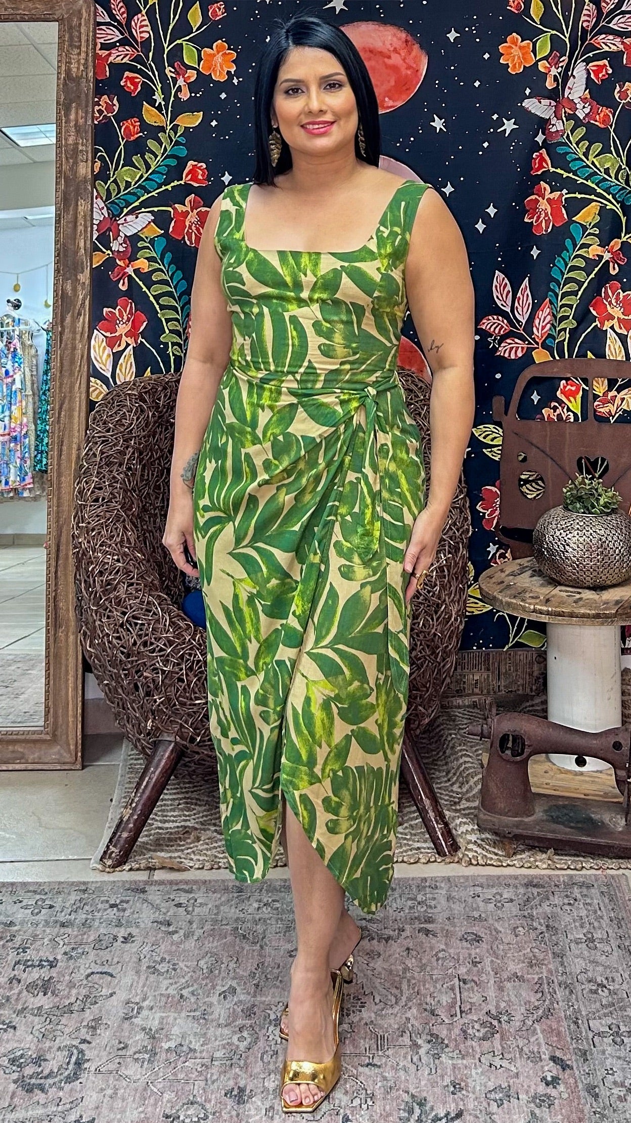 Ibiza Dress- Green