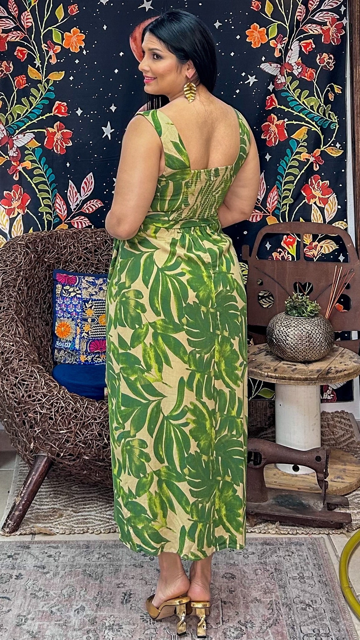 Ibiza Dress- Green