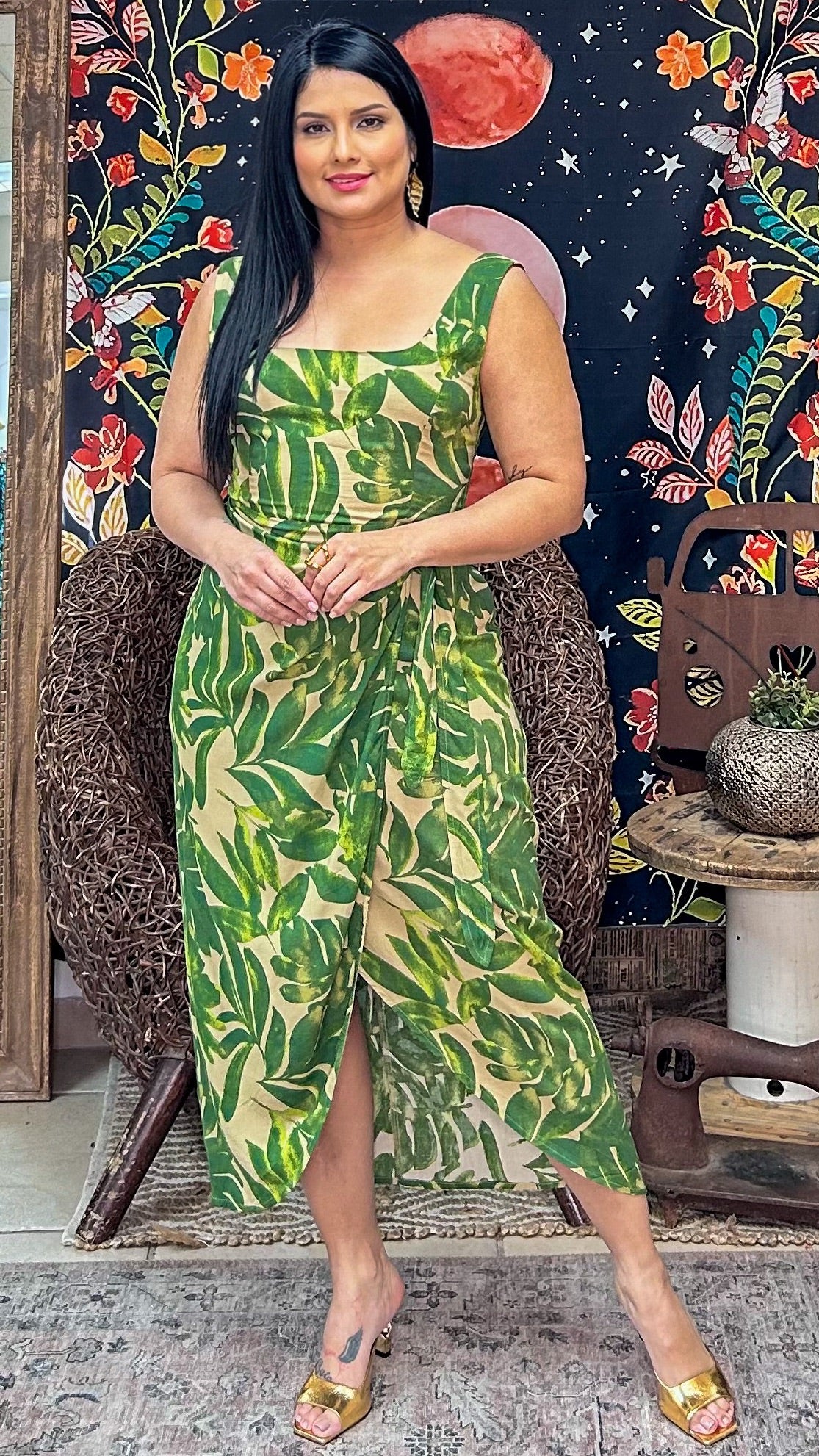 Ibiza Dress- Green