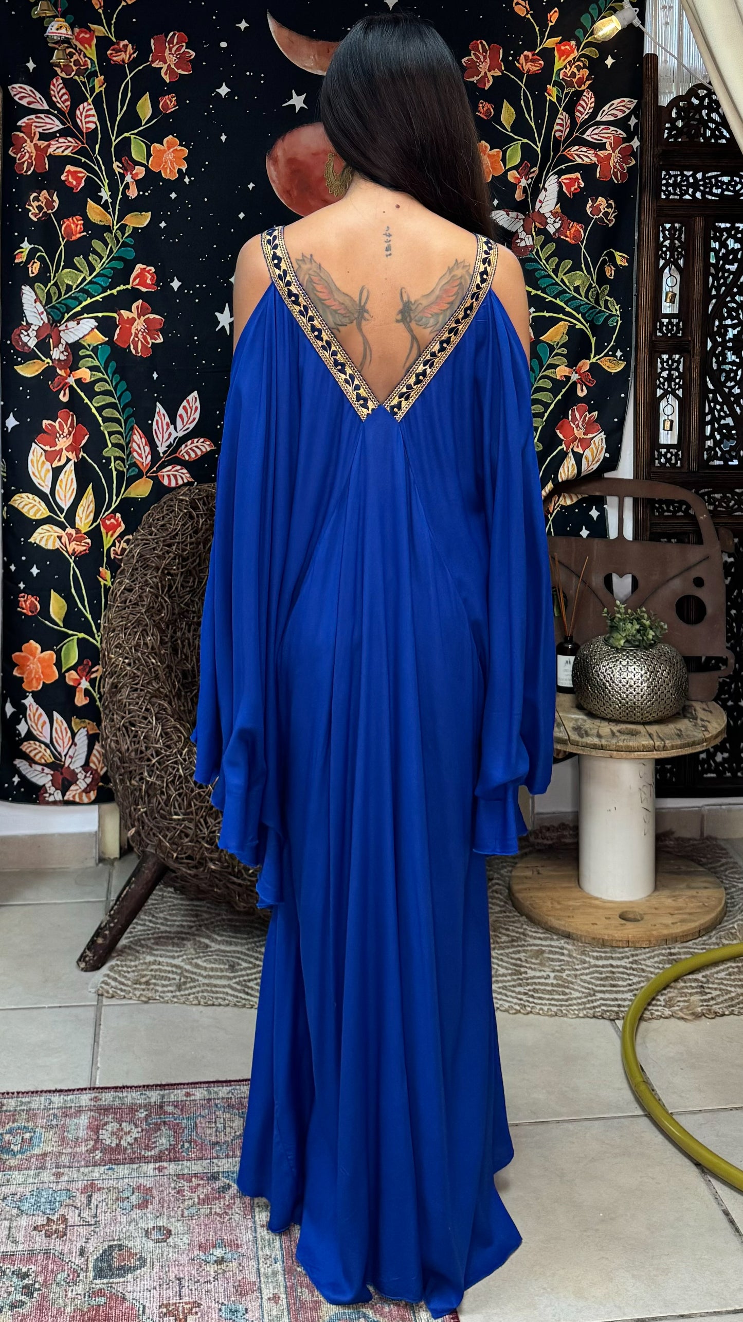 Damage Venus Maxi Dress- Royal Blue