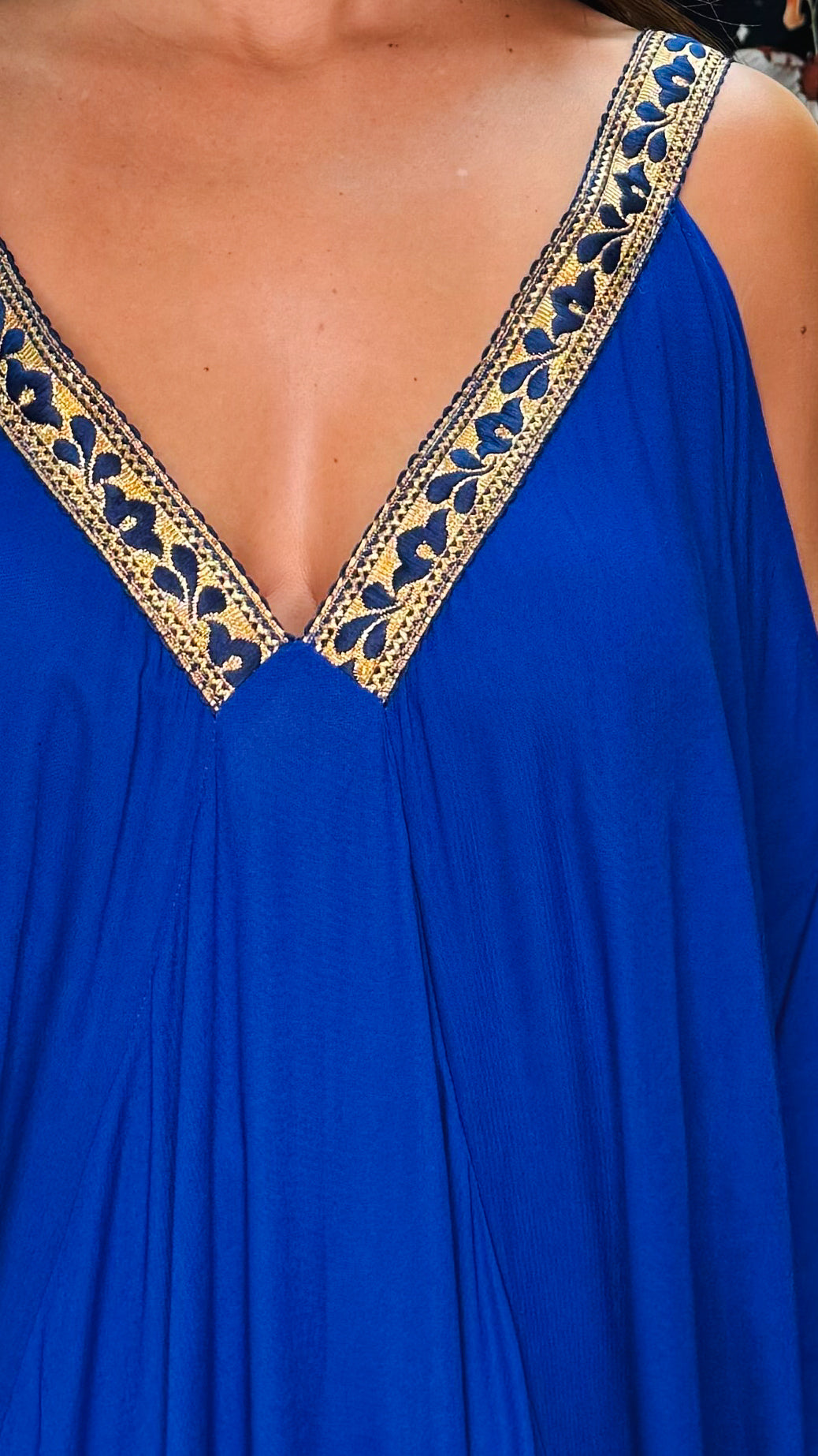 Damage Venus Maxi Dress- Royal Blue