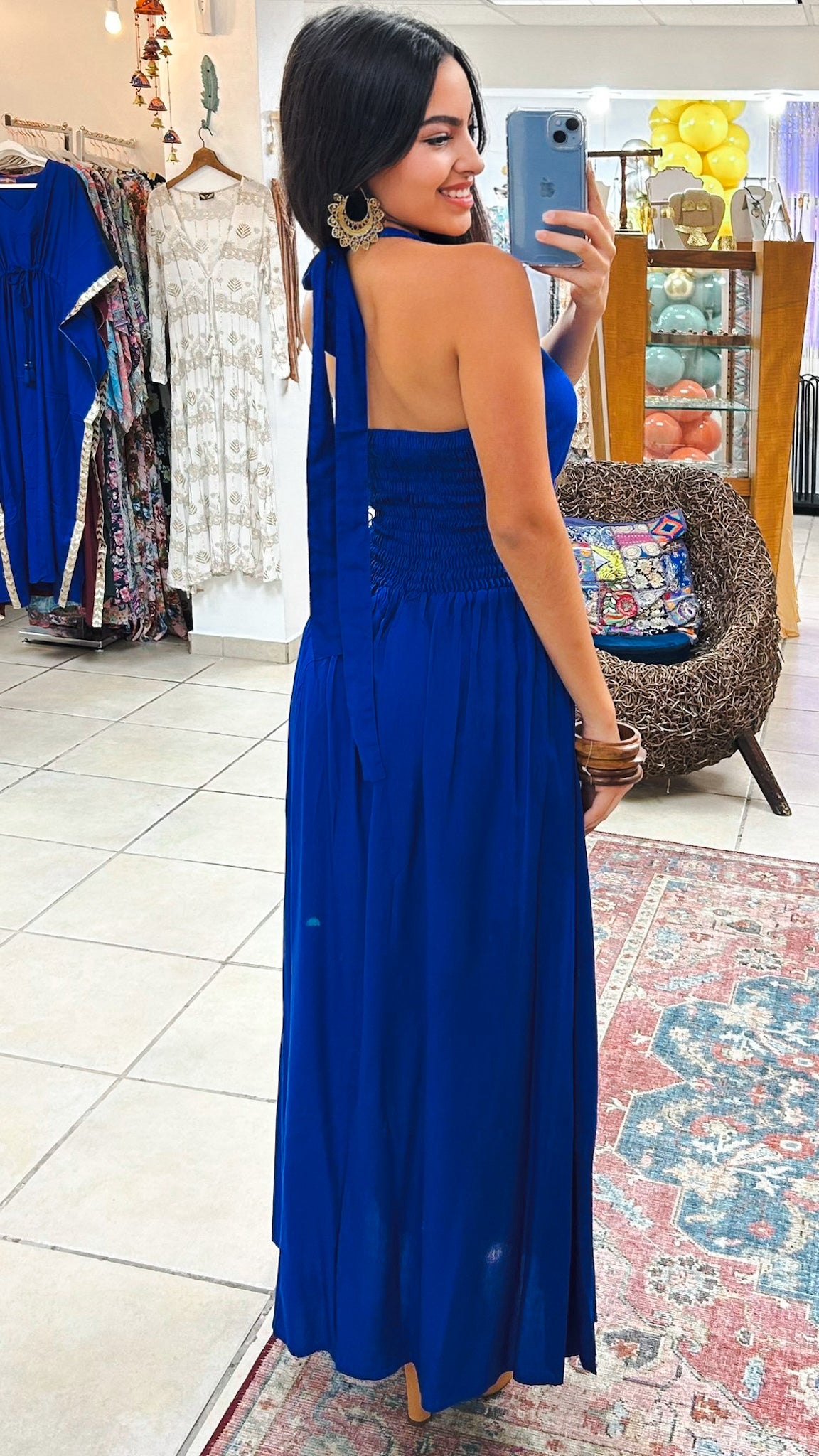 Adeline Dress- Royal Blue