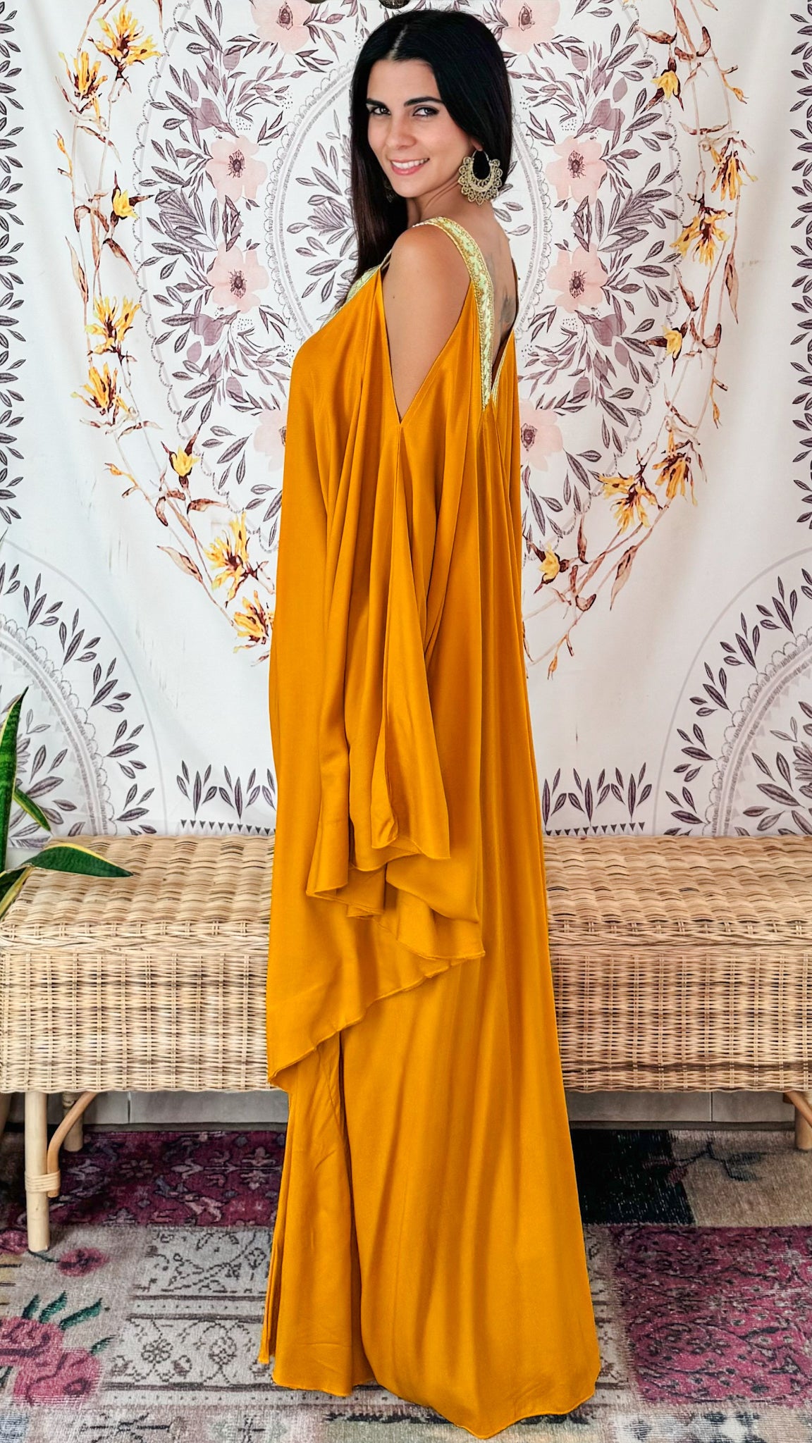 Venus Maxi Dress- Goldenrod