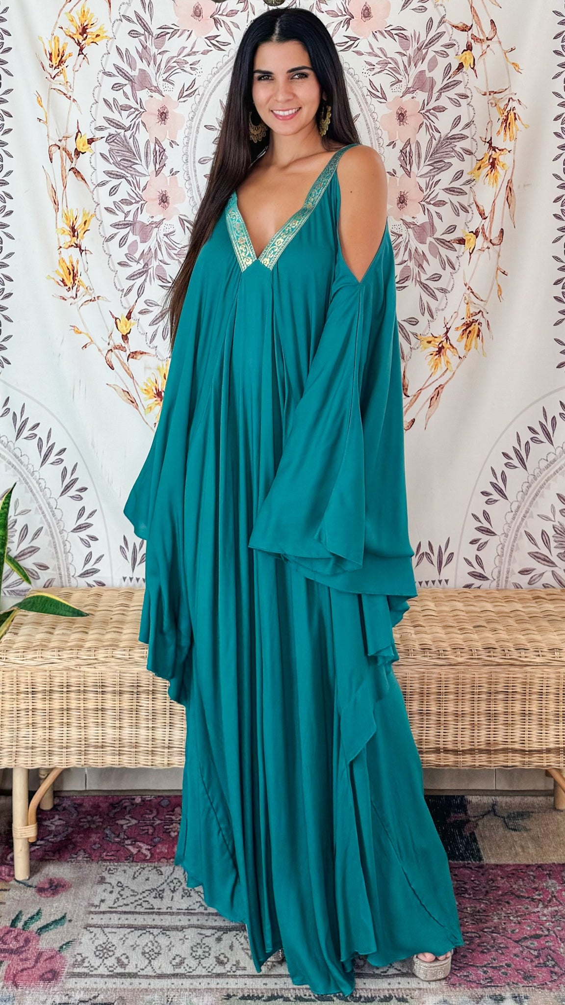 Venus Maxi Dress- Emerald