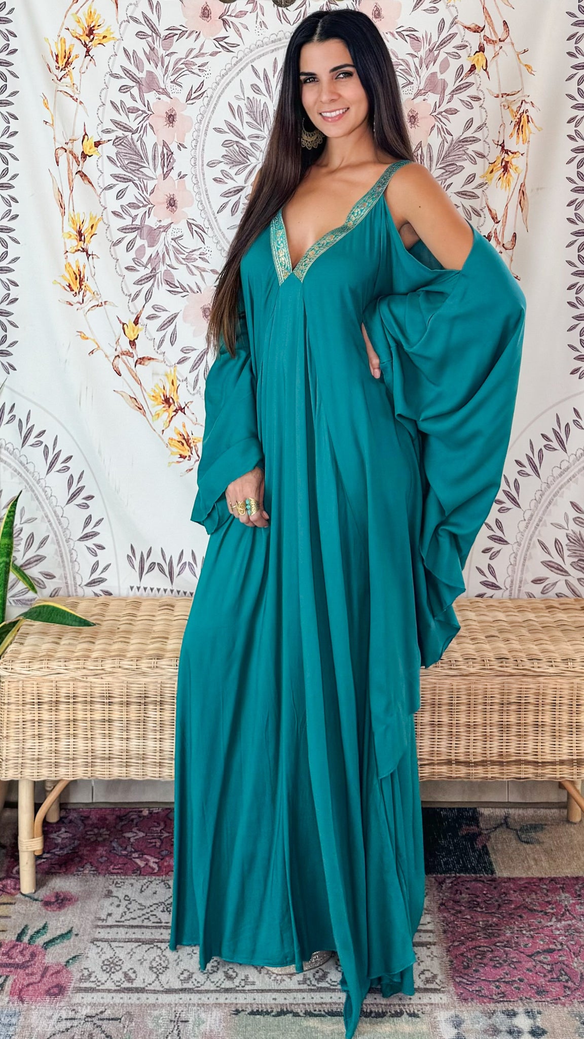 Venus Maxi Dress- Emerald