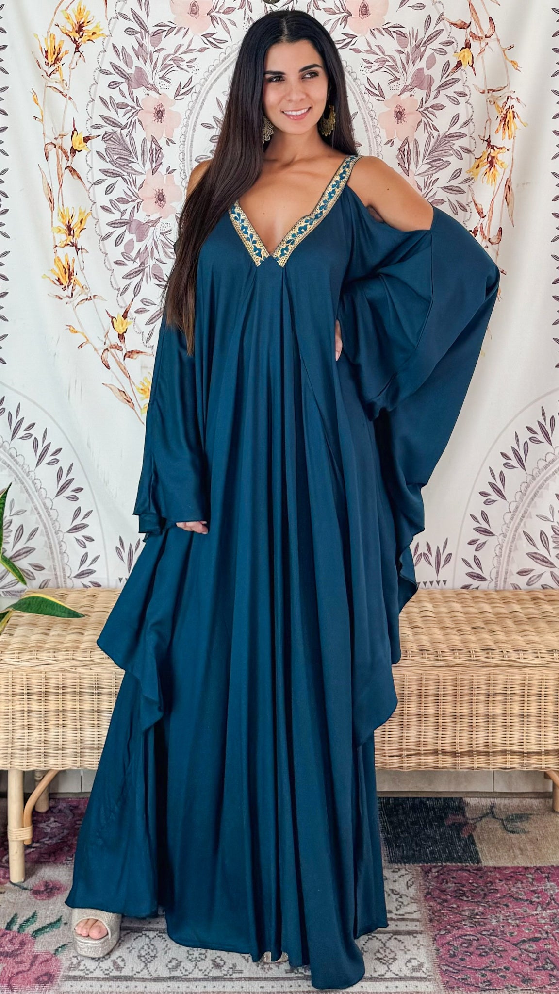 Venus Maxi Dress- Teal