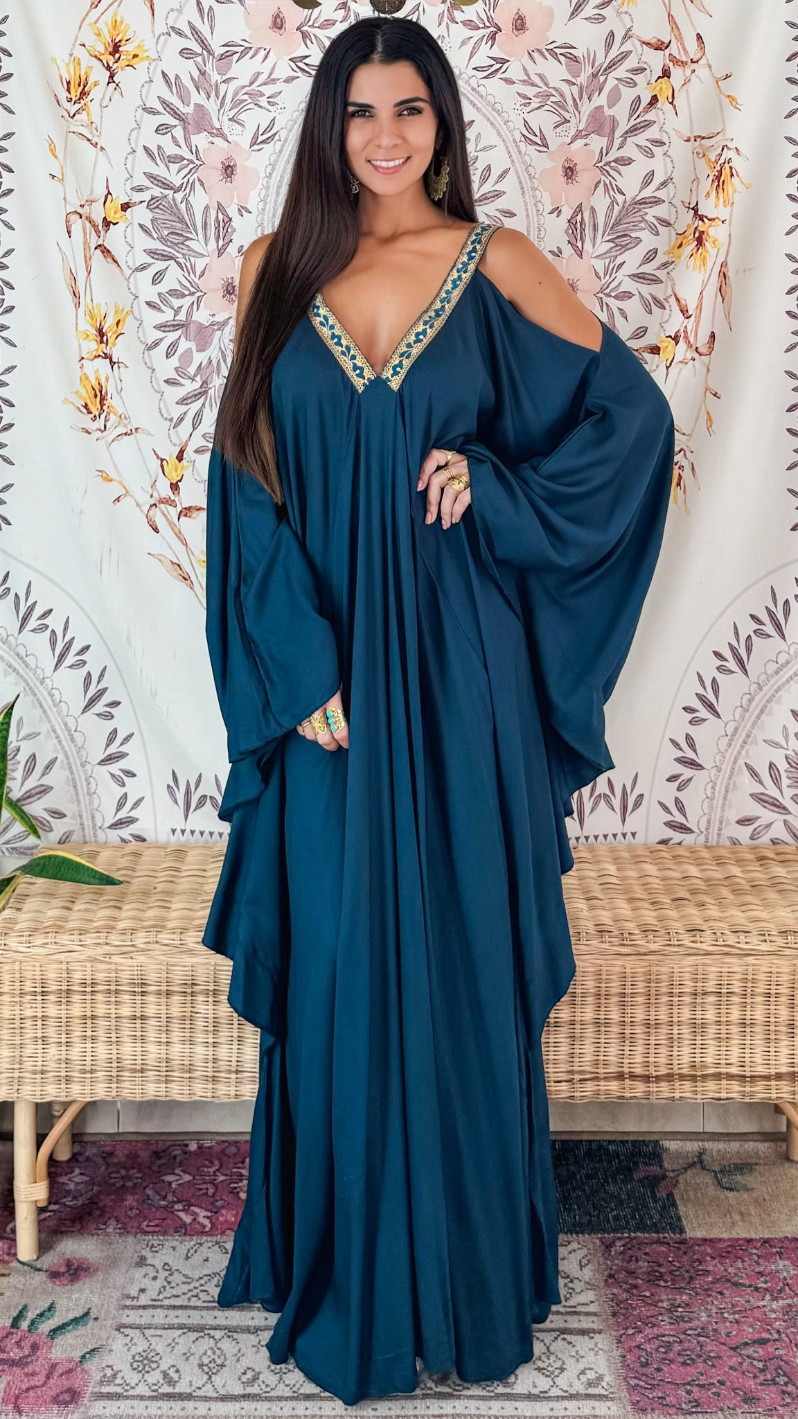 Venus Maxi Dress- Teal