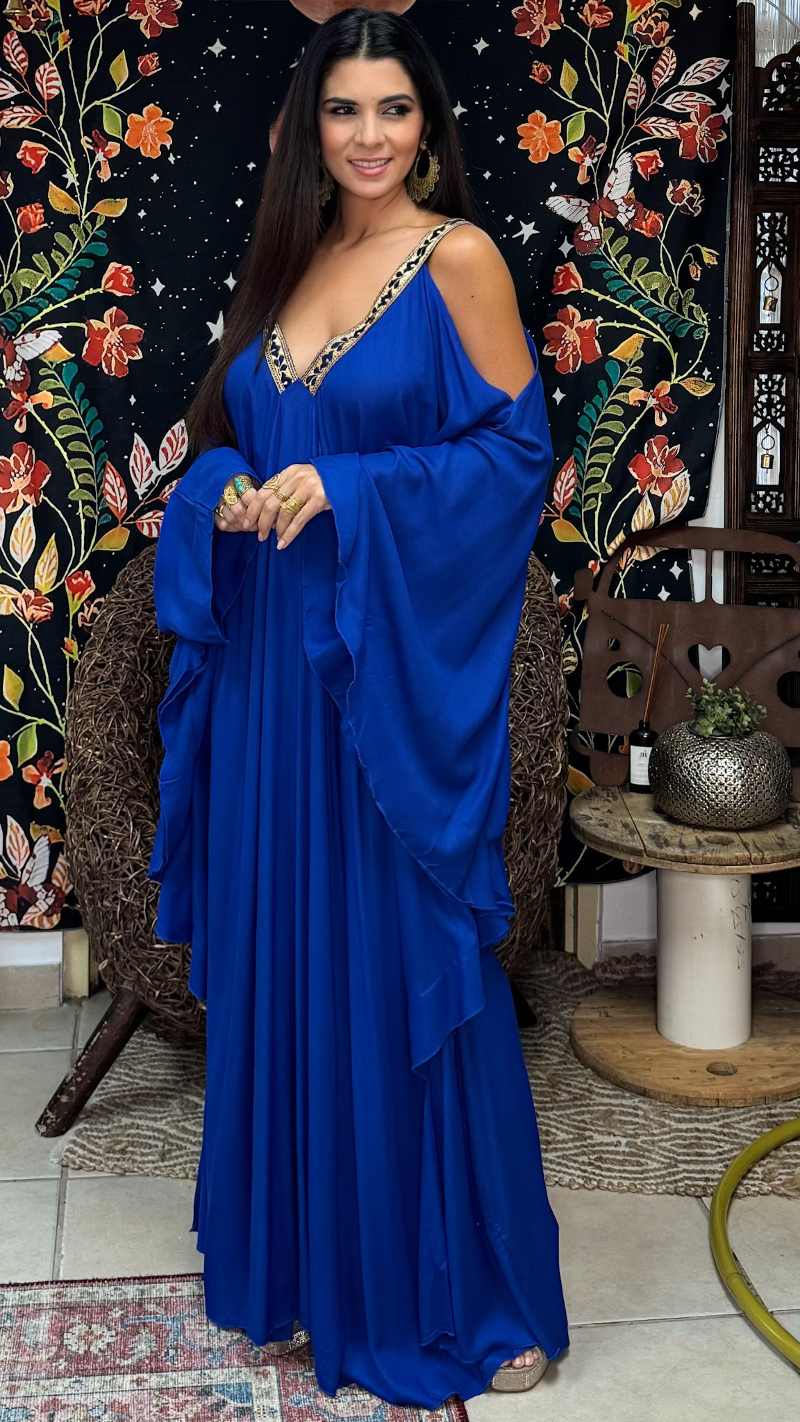 Damage Venus Maxi Dress- Royal Blue