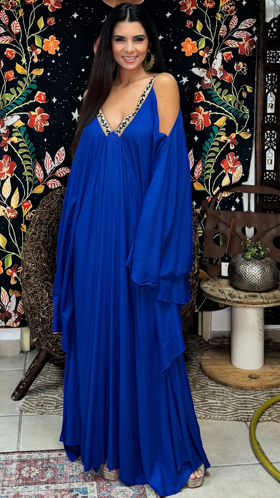 Damage Venus Maxi Dress- Royal Blue