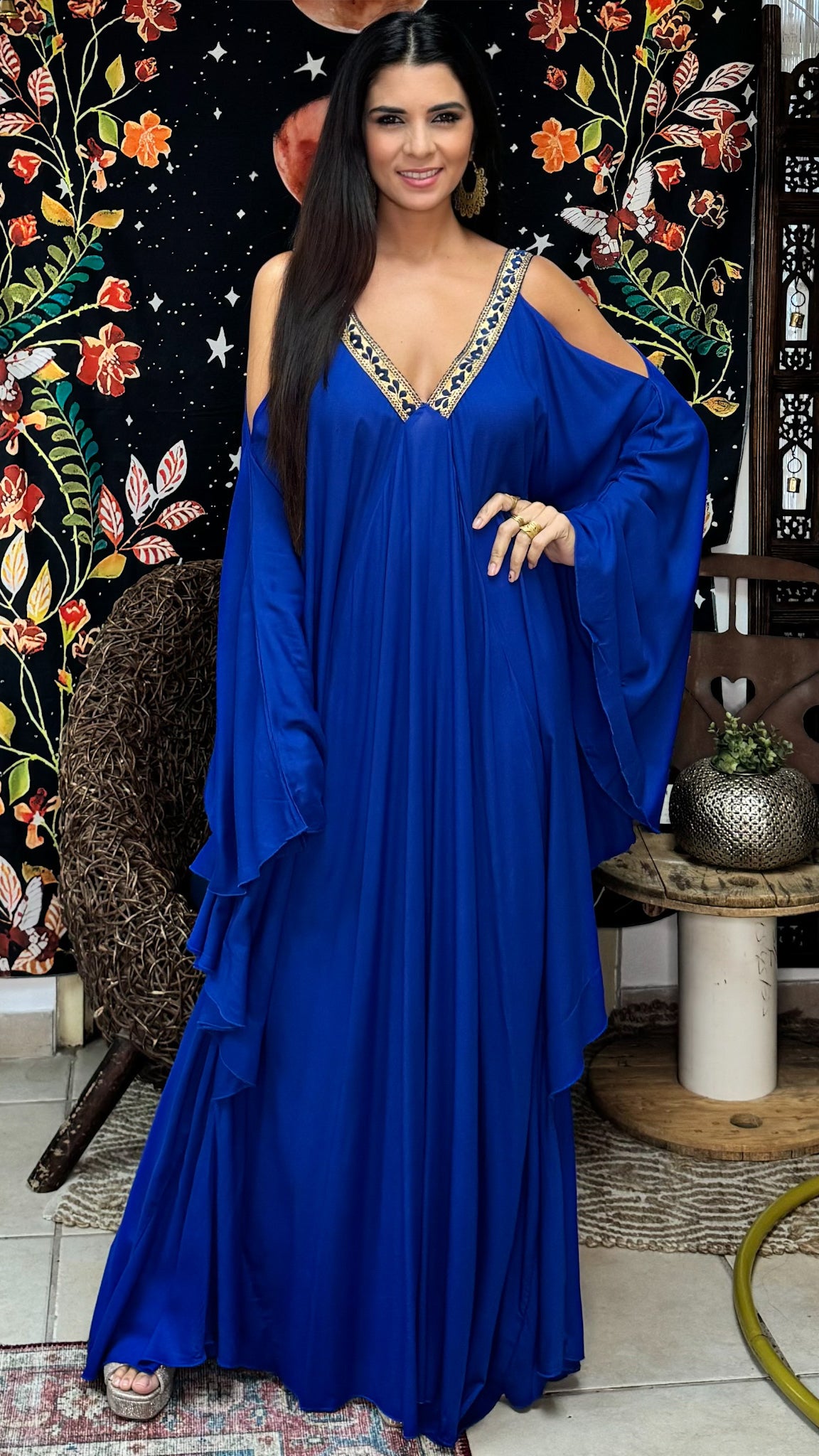 Damage Venus Maxi Dress- Royal Blue