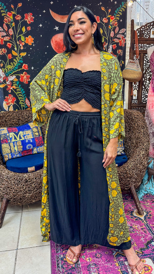 Boho Long Kimono