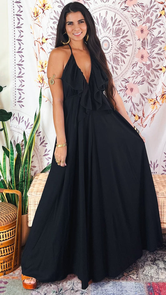 Mey Maxi Dress-Black