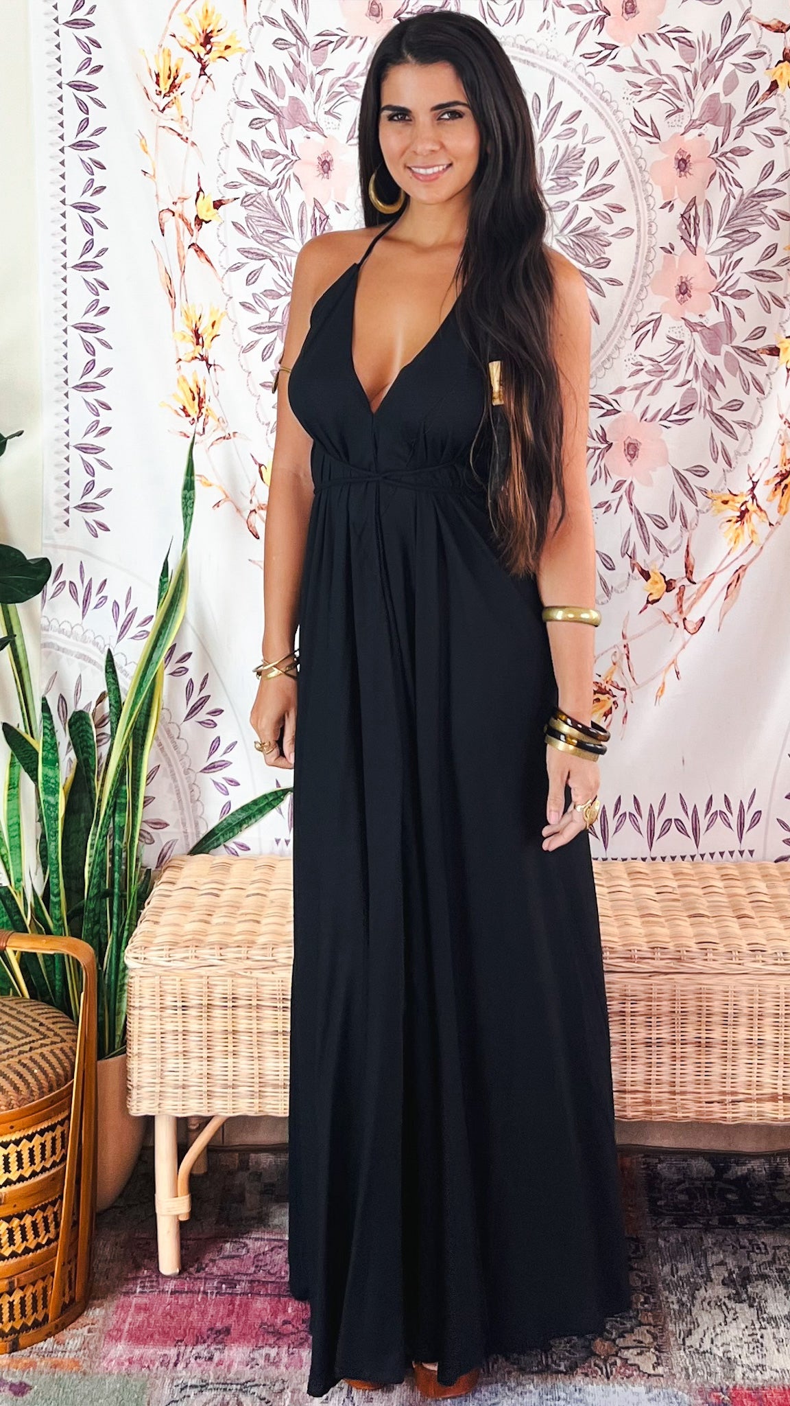 Infinity Maxi Dress- Black