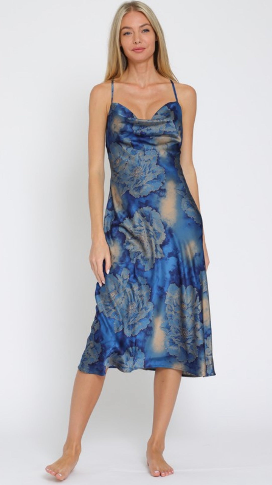 Kai Dress-Blue