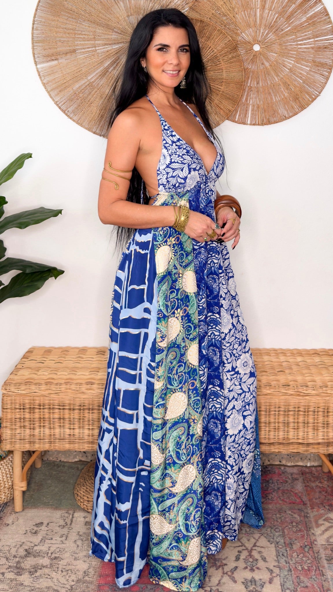 Boho Patchwork Dress