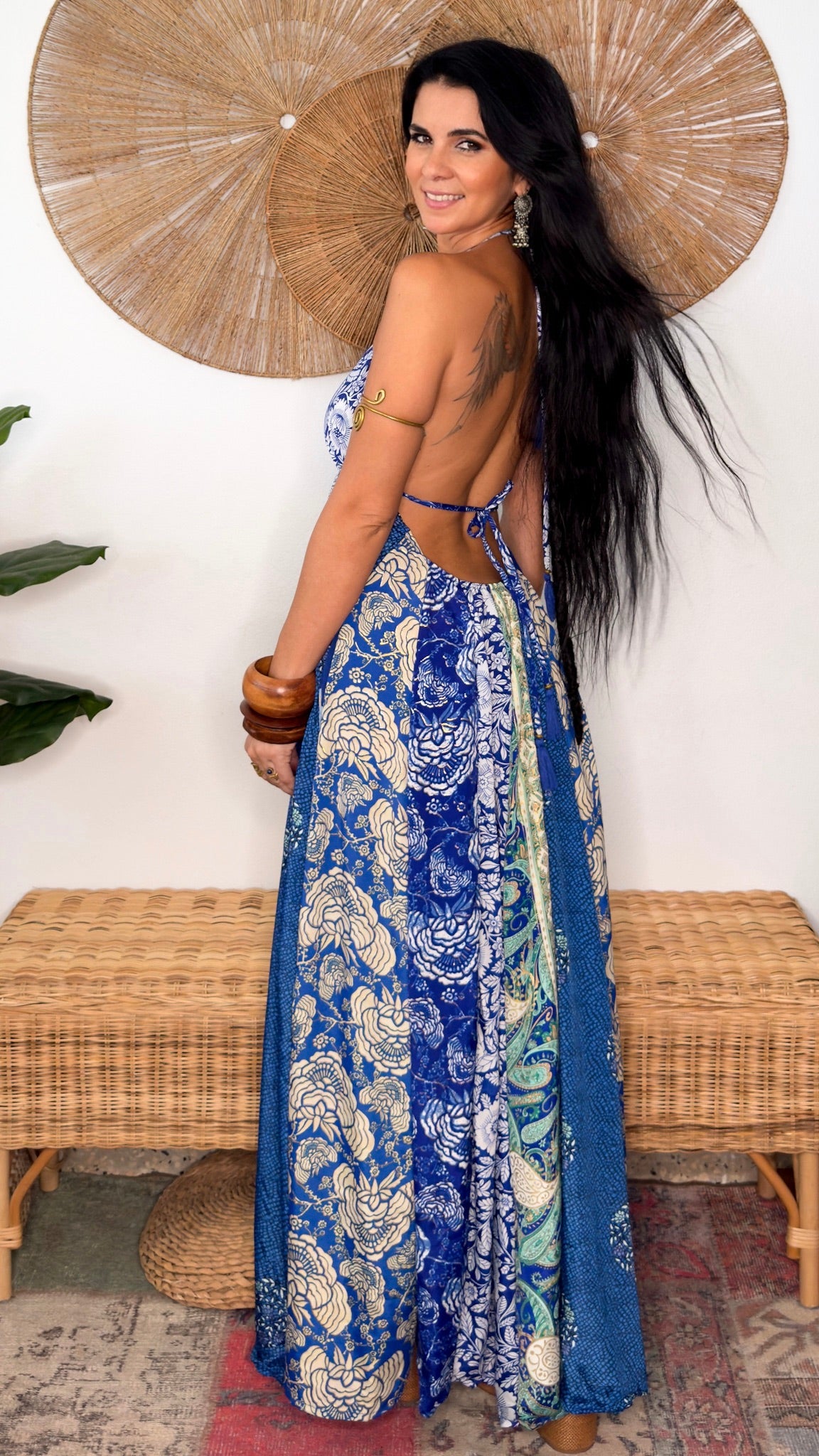 Boho Patchwork Dress