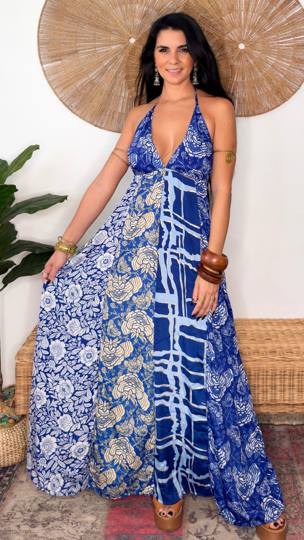 Boho Patchwork Dress