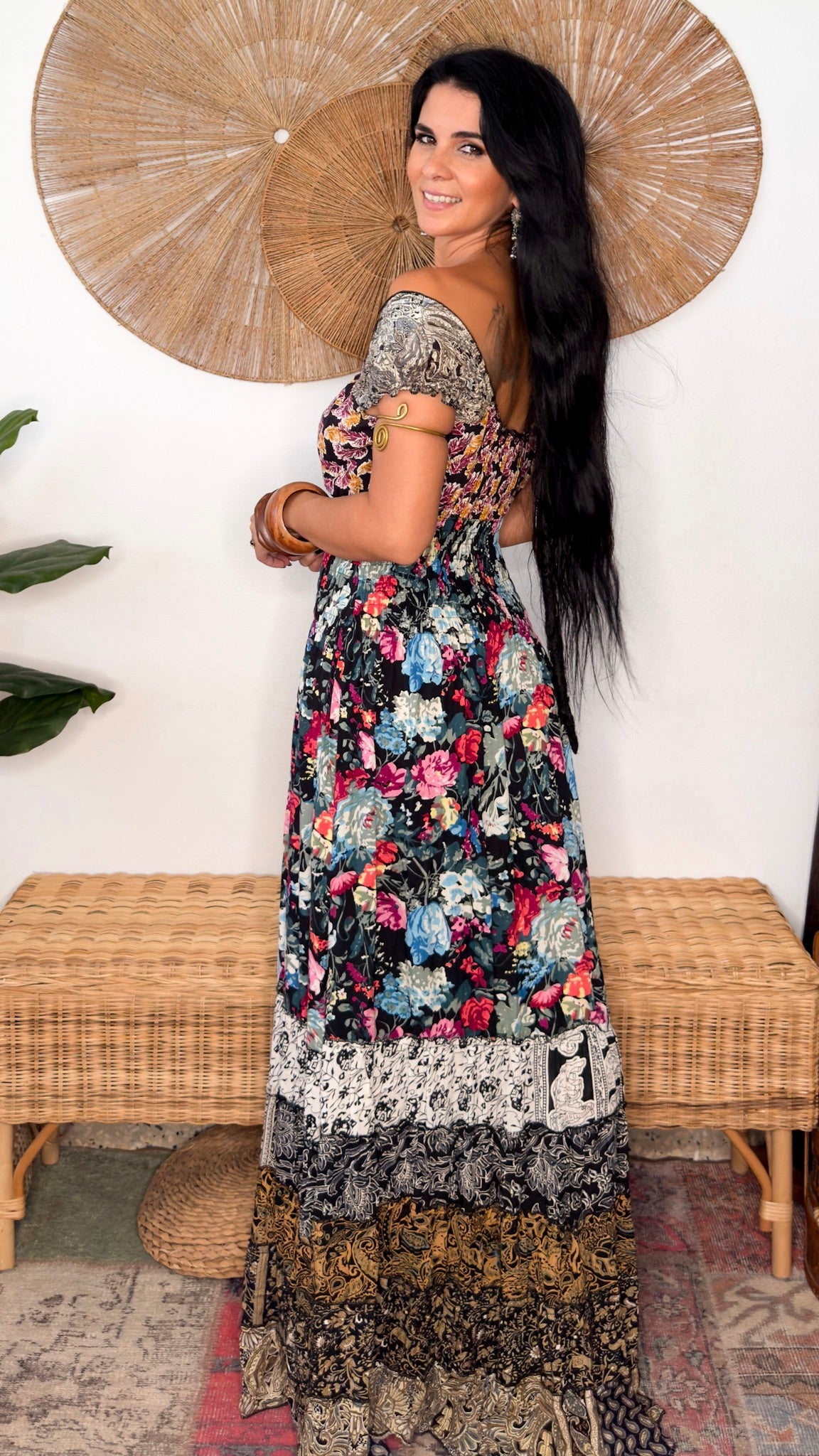 Peasant Patchwork Dress