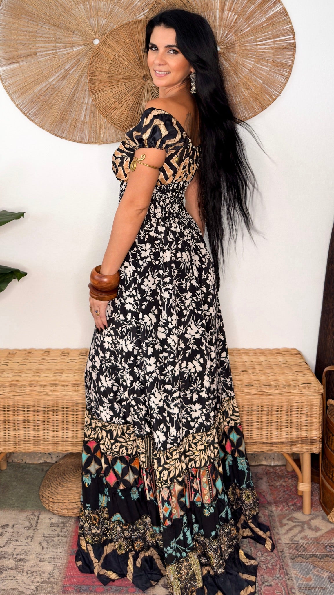 Peasant Patchwork Dress