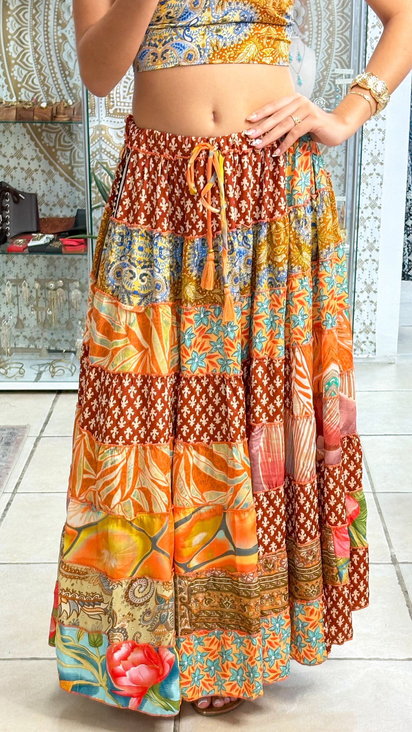 Hippie Patchwork Skirt