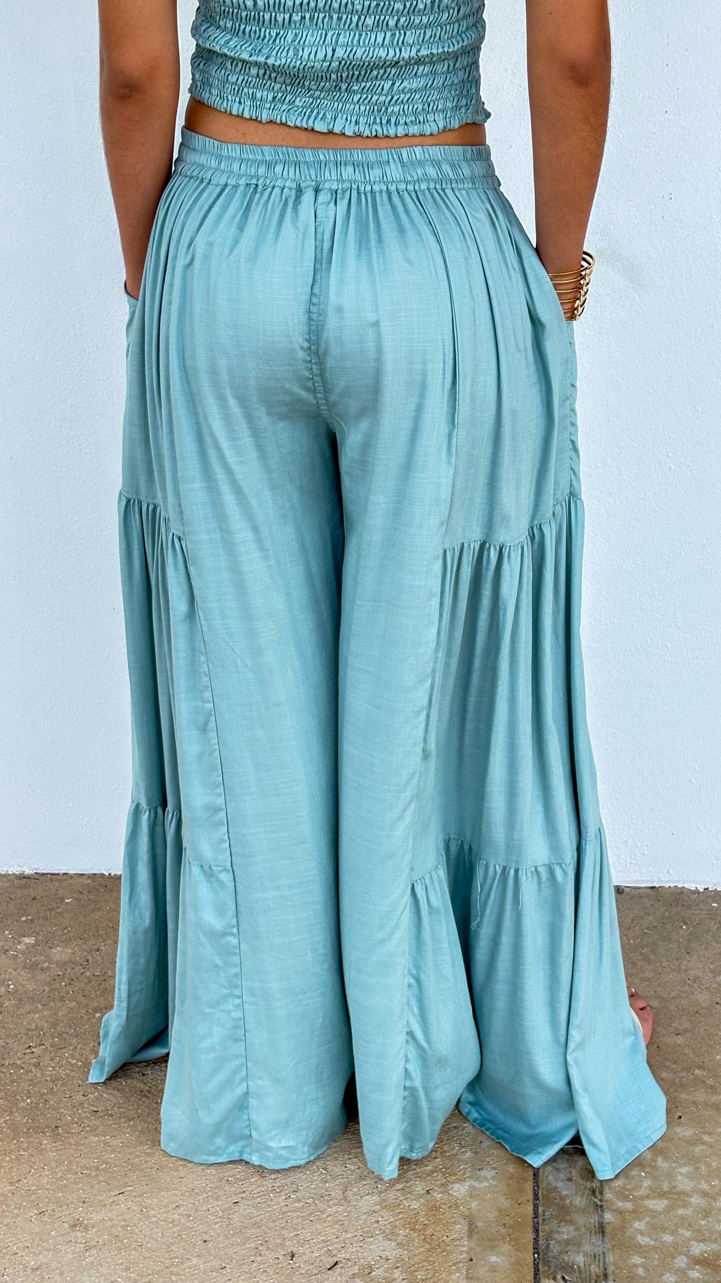 Sasha Pant- Blue Sage