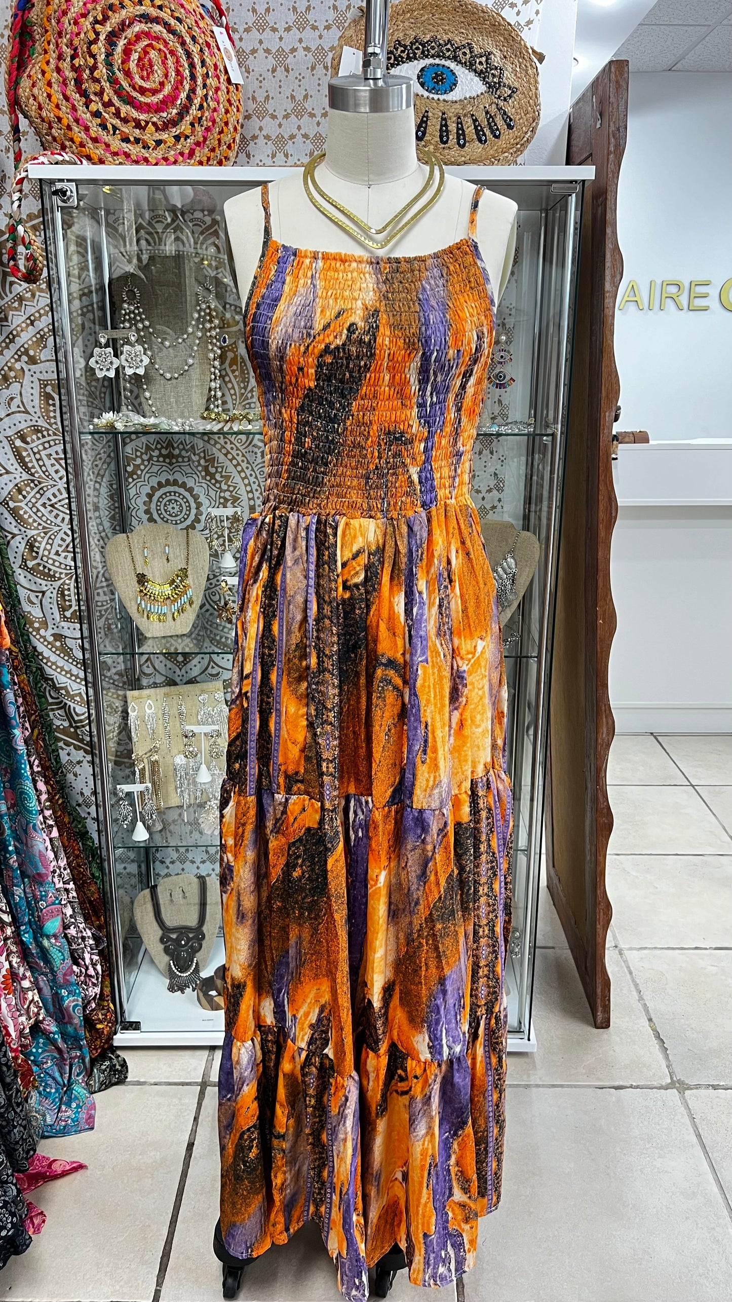 DAMAGE AIMAR MAXI DRESS