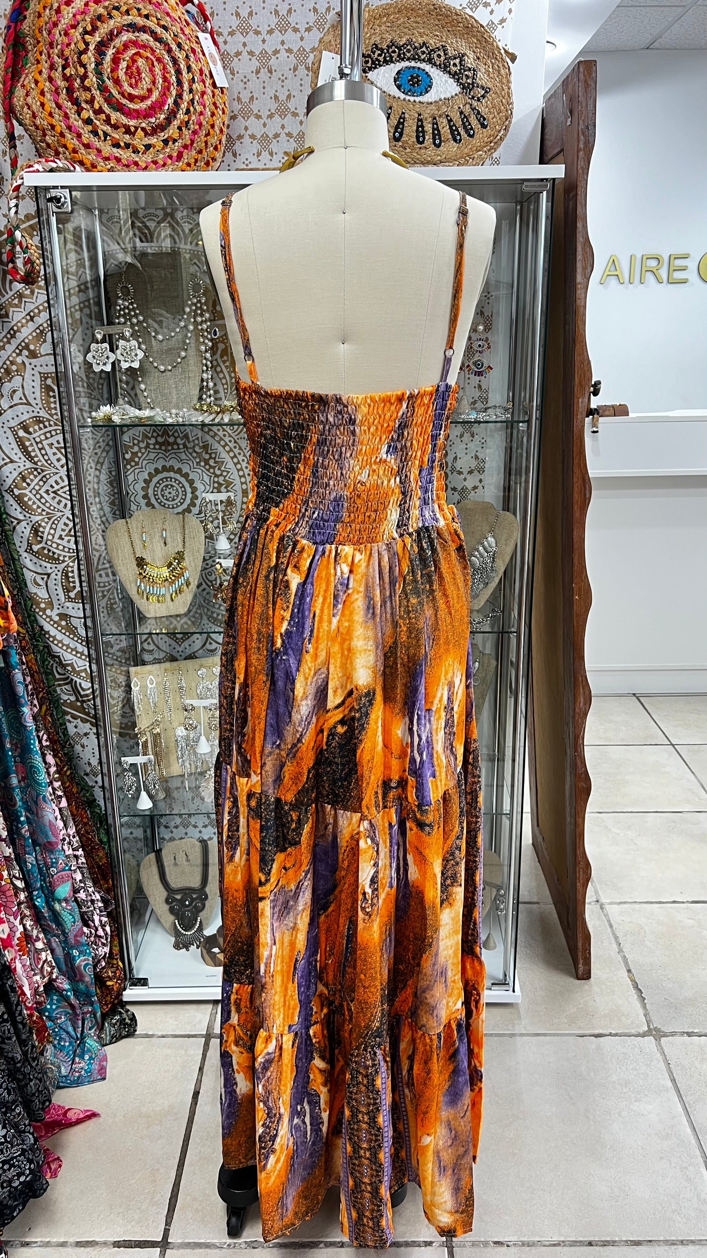 DAMAGE AIMAR MAXI DRESS