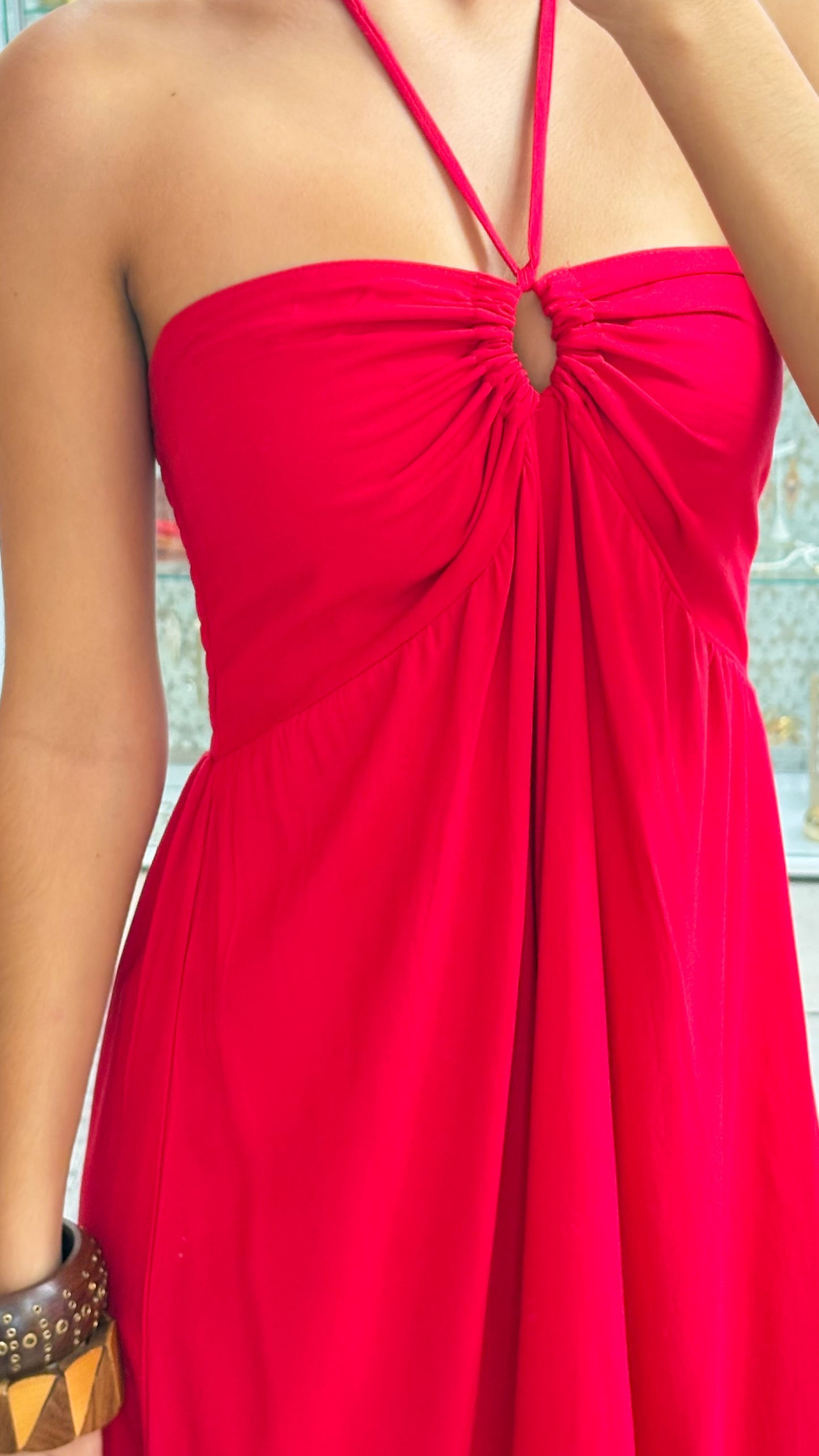Valeska Dress- Red