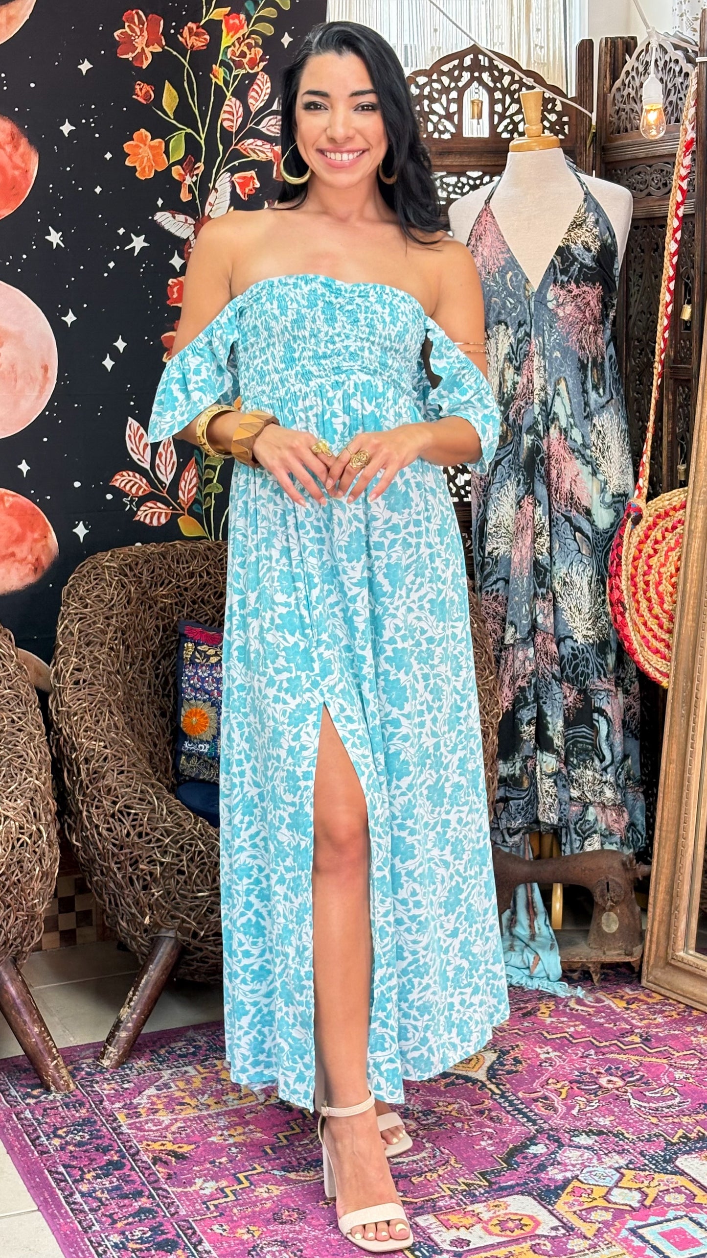 Lyanna Dress-Blue