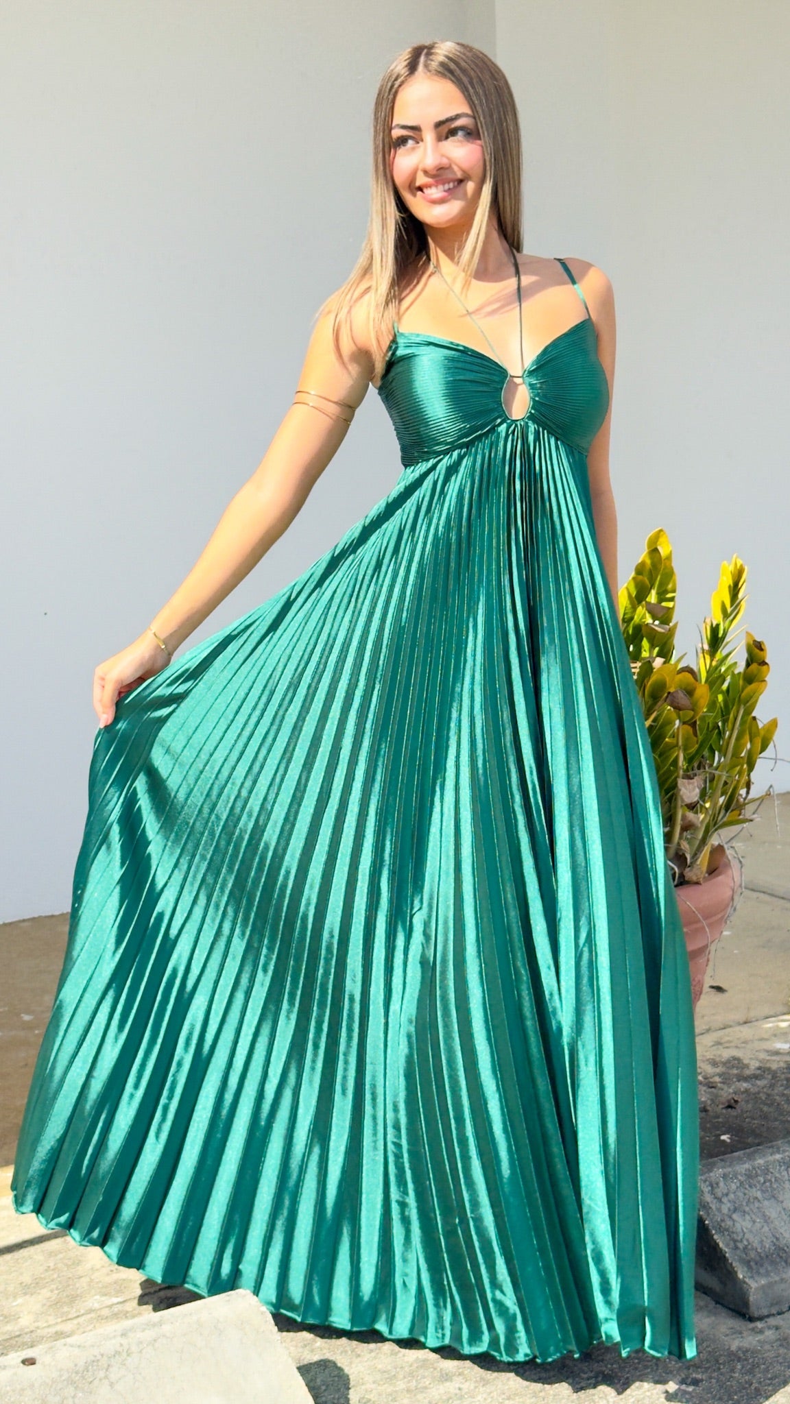 Valentina Pleated Dress