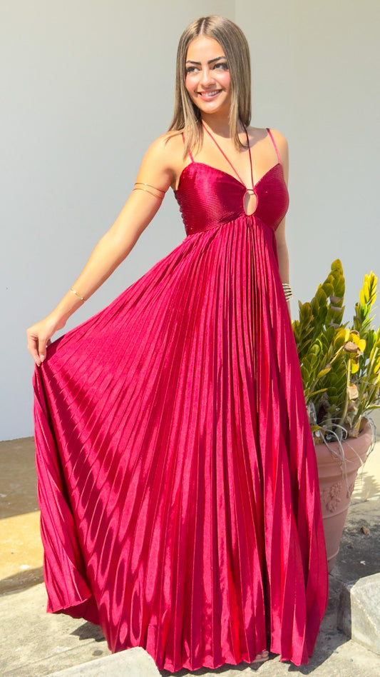 Valentina Pleated Dress