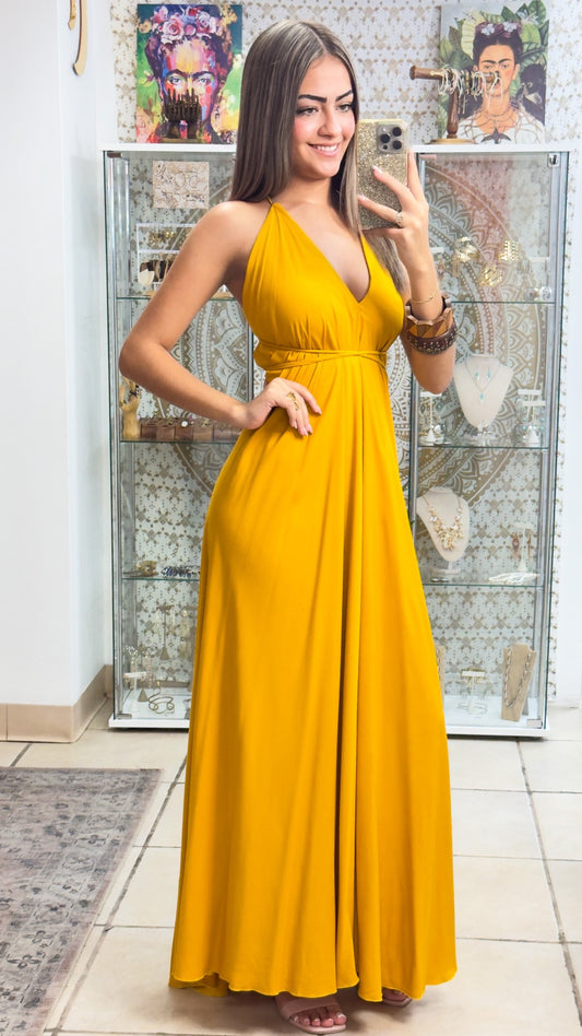 mustard yellow infinity dress Classic Multiway Infinity Dress in Mustard Yellow - Evening Dresses