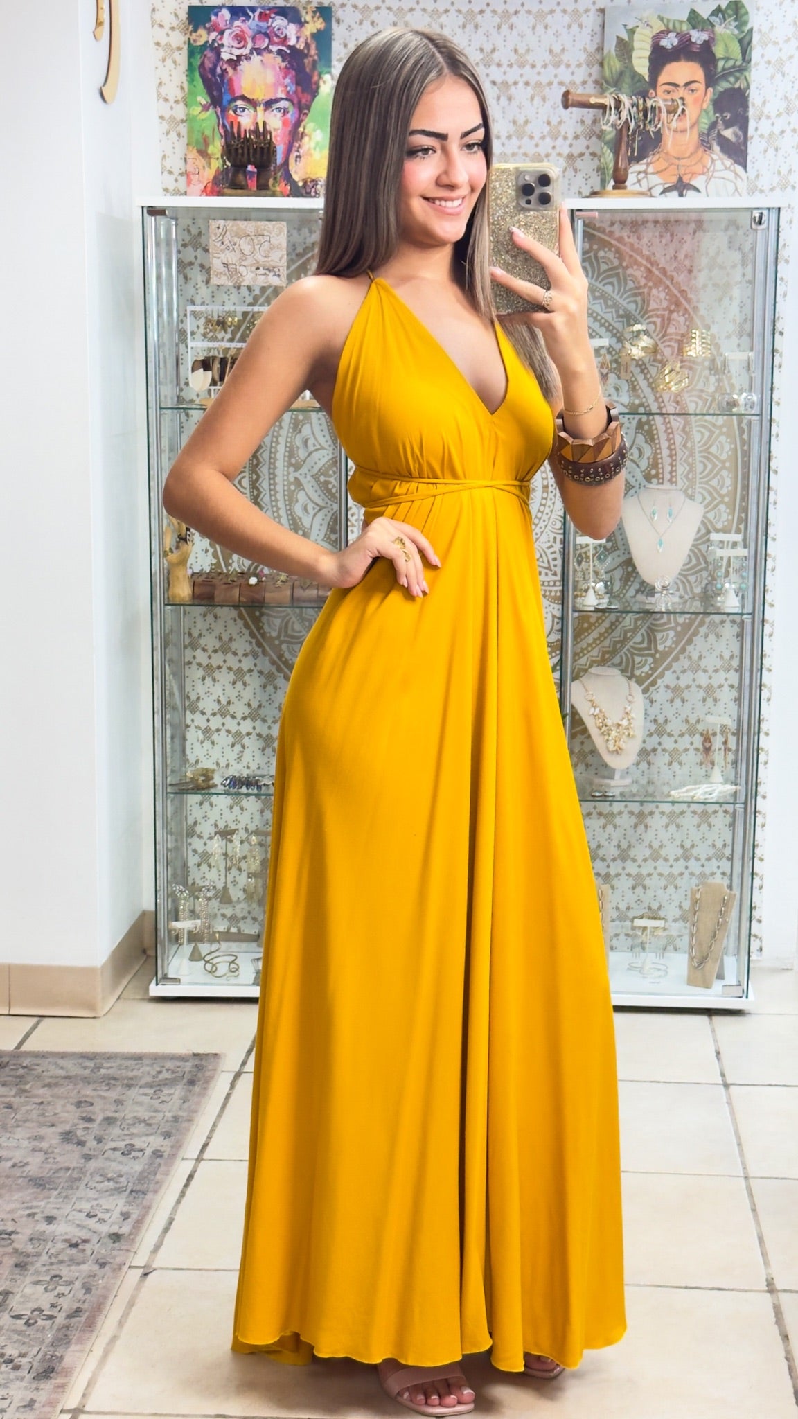 Infinity Maxi Dress- Mustard