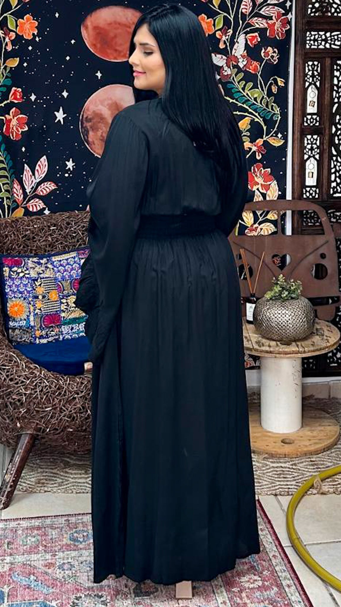 Nan Maxi Dress-Black