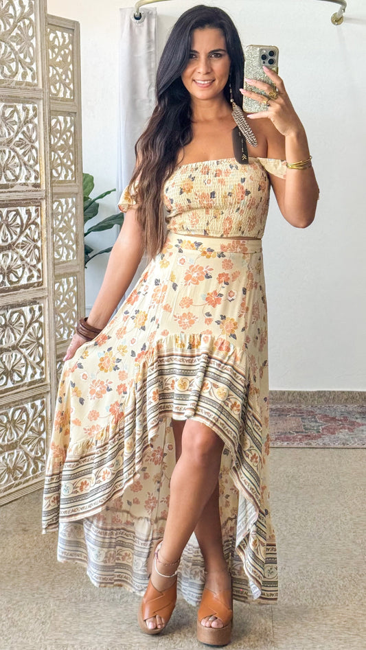 Ilyra Top & Skirt Set