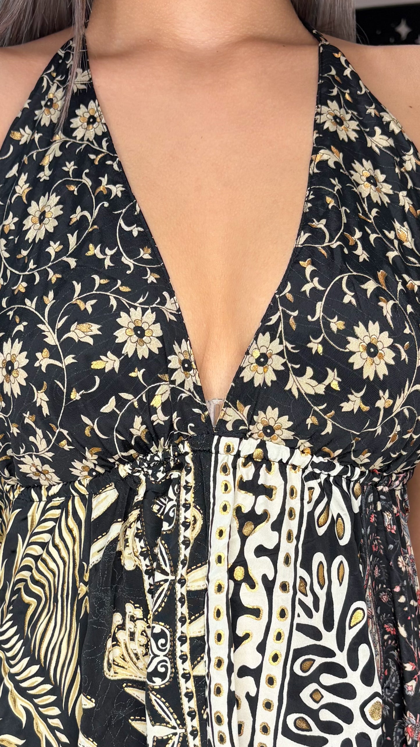 Boho Back Patchwork Dress