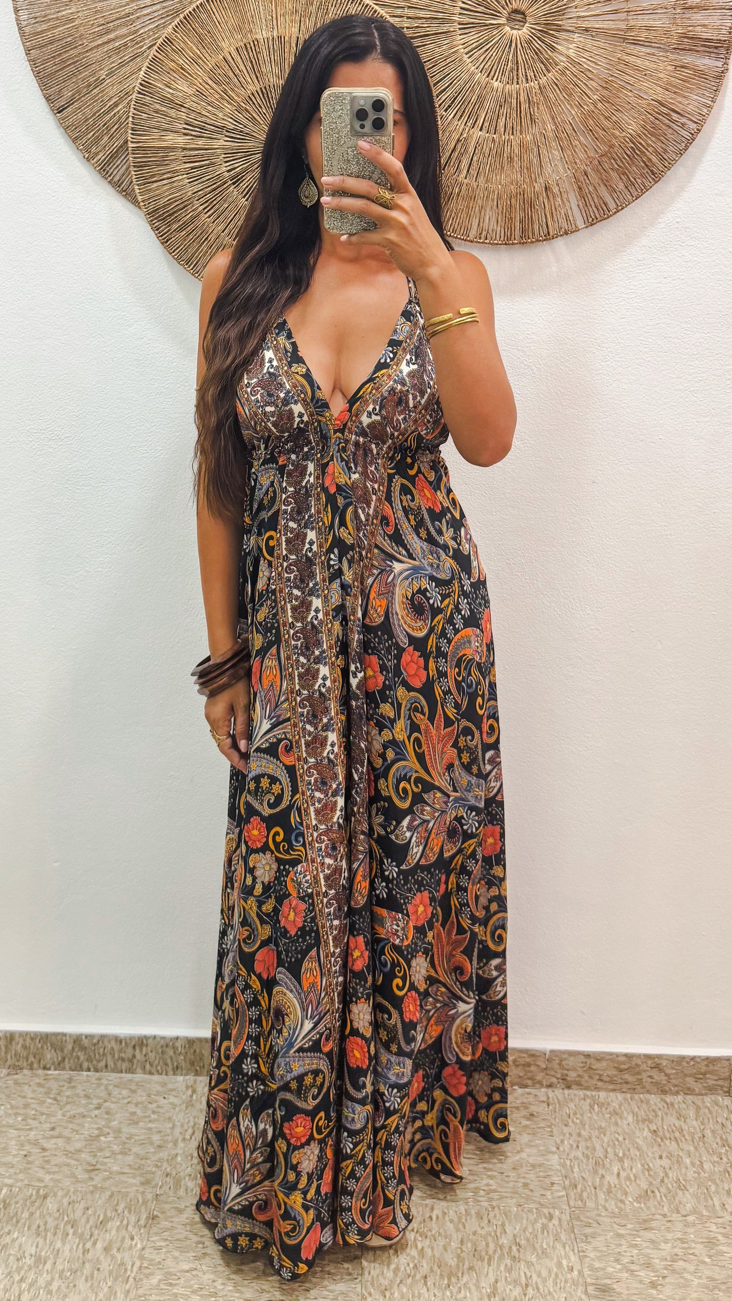 Lalita Maxi Dress- Black