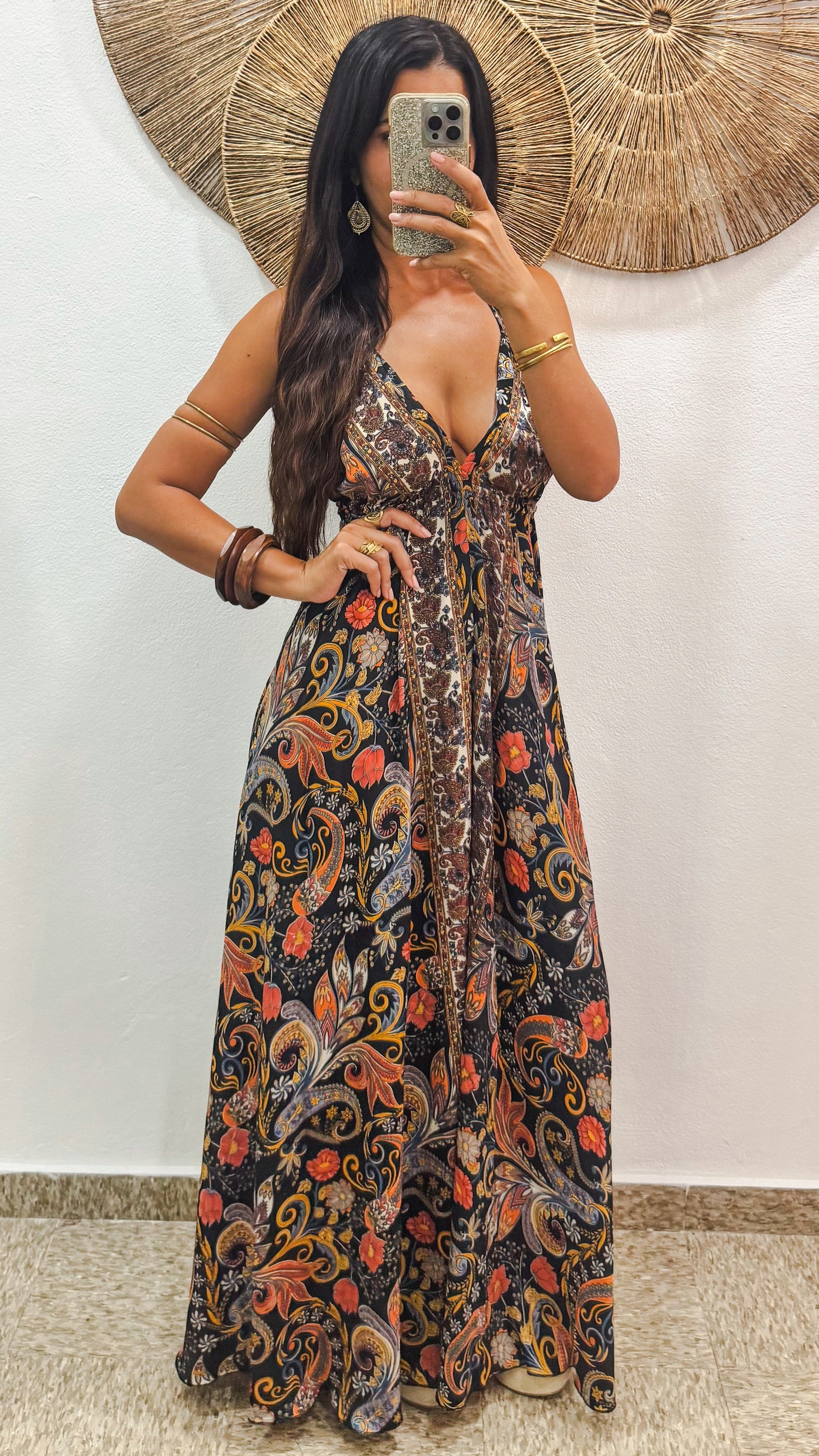 Lalita Maxi Dress- Black