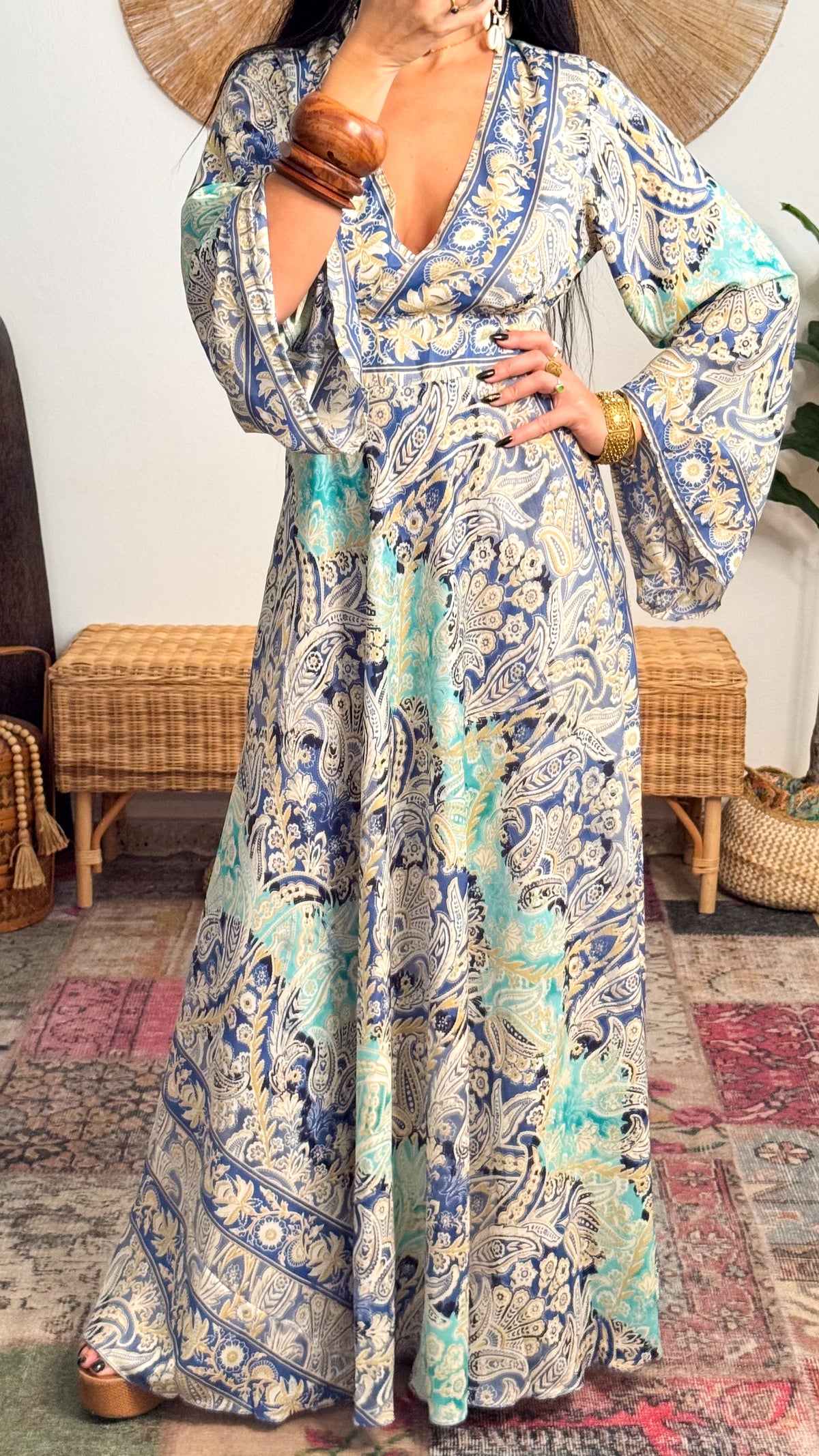 Indigo Dress- Blue