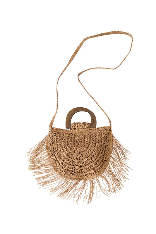 Straw Tassel Beach Bag