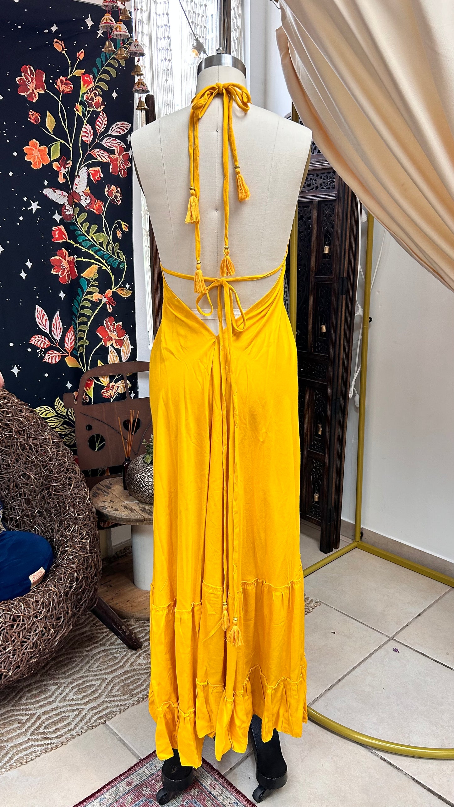 DAMAGE BOHEMIAN MAXI DRESS