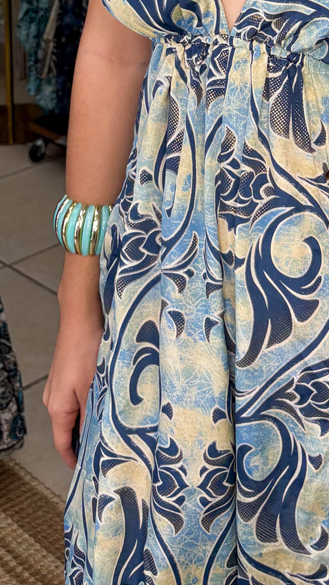 Boho Open Back Dress