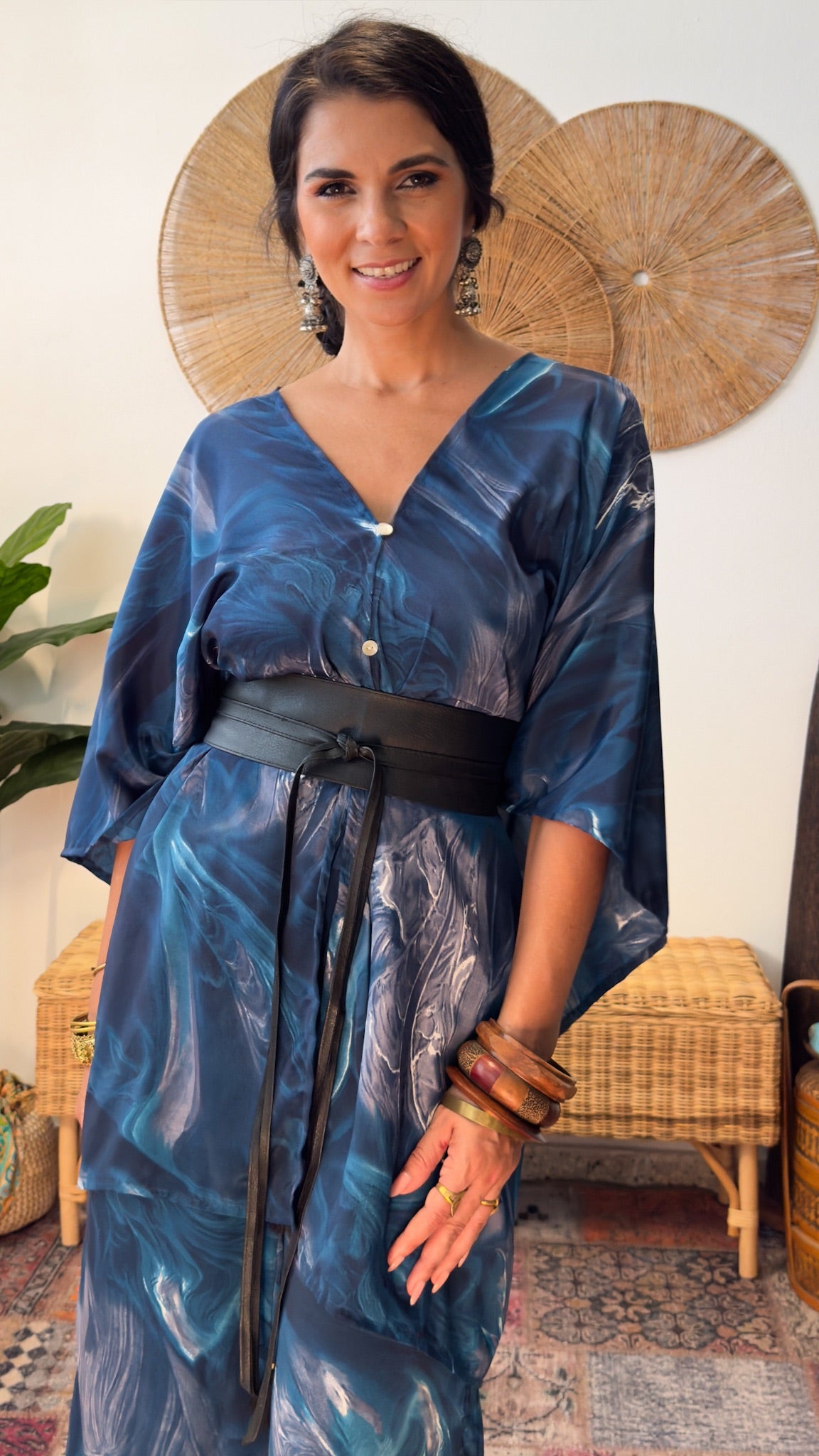 Damage Poncho Top