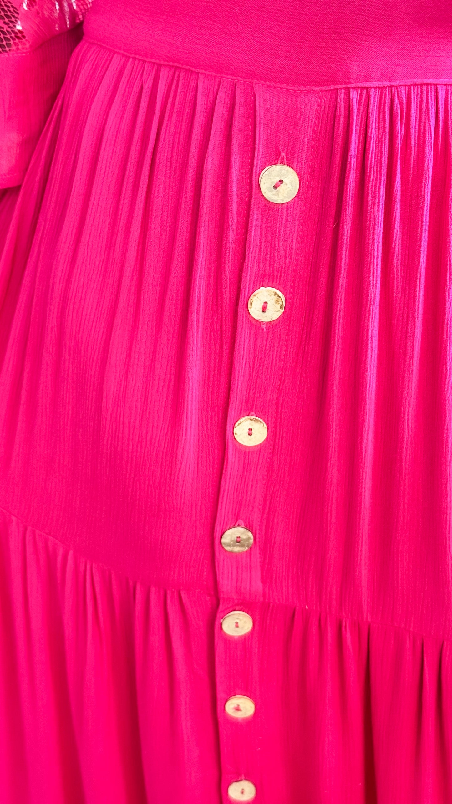 Astraea Maxi Dress- Fushia