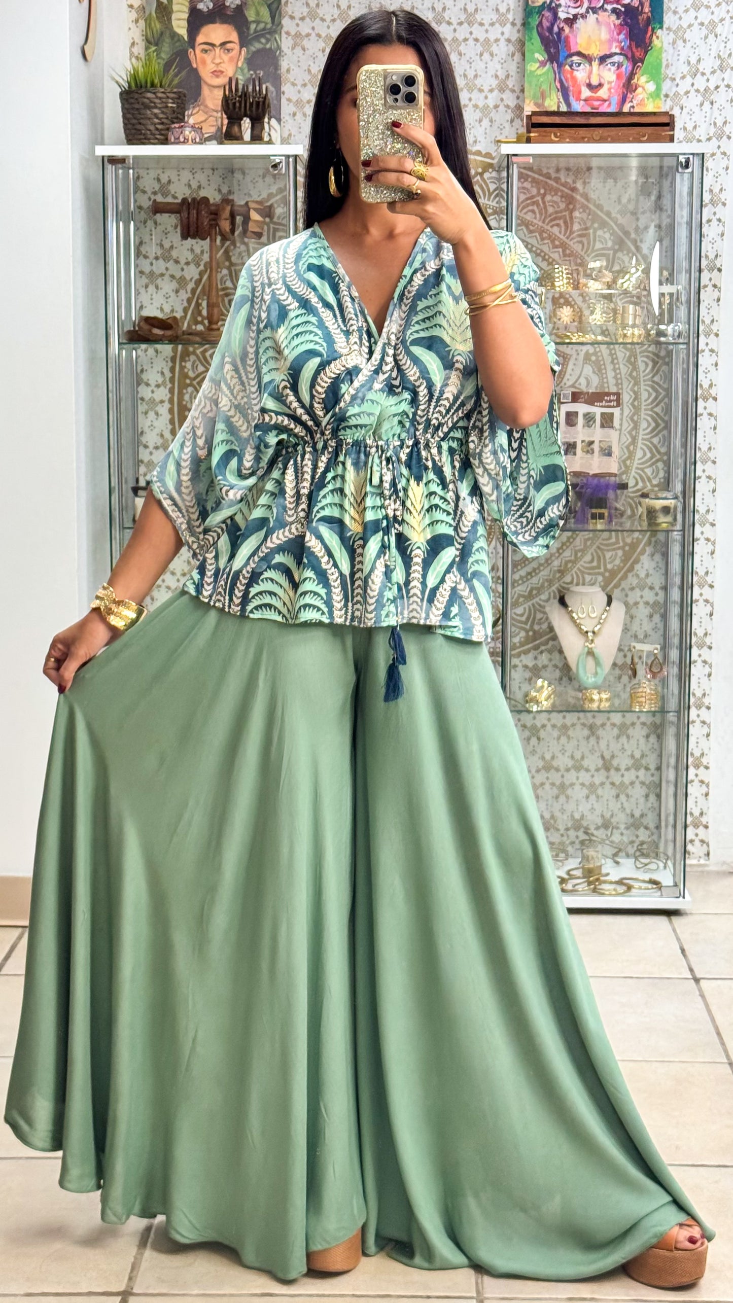 Damage Tamaya Pant- Green