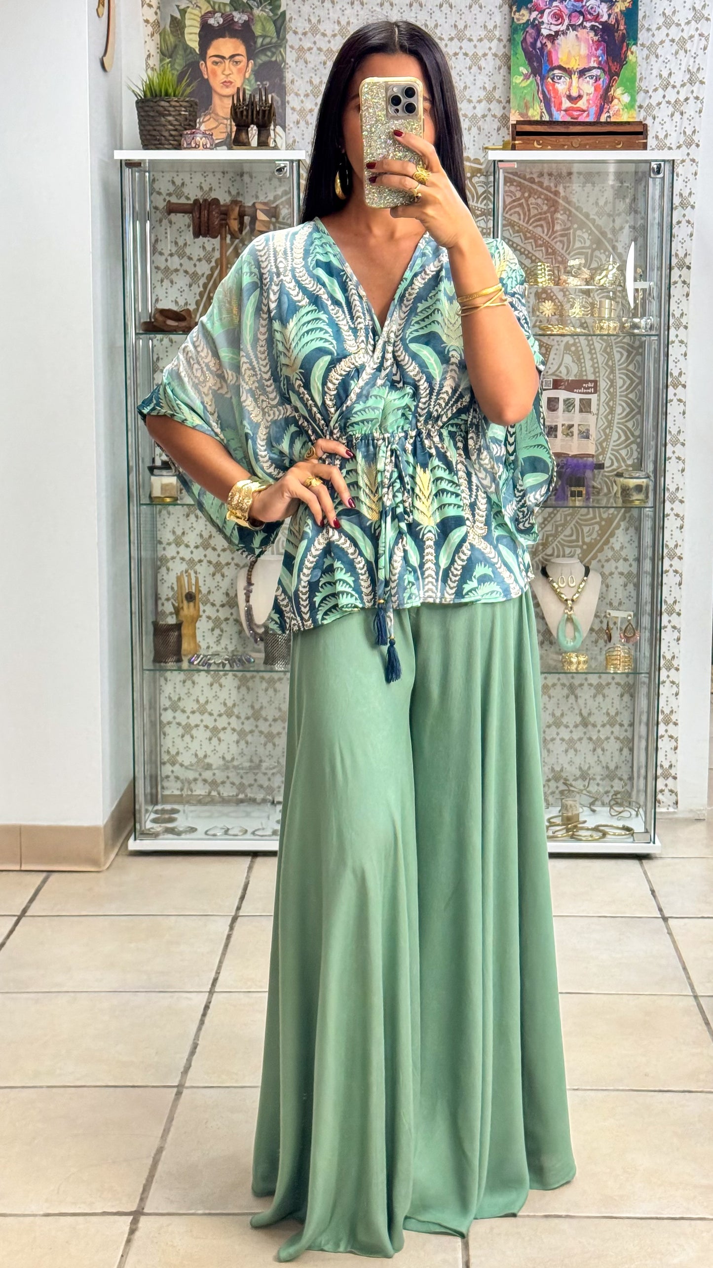 Damage Tamaya Pant- Green