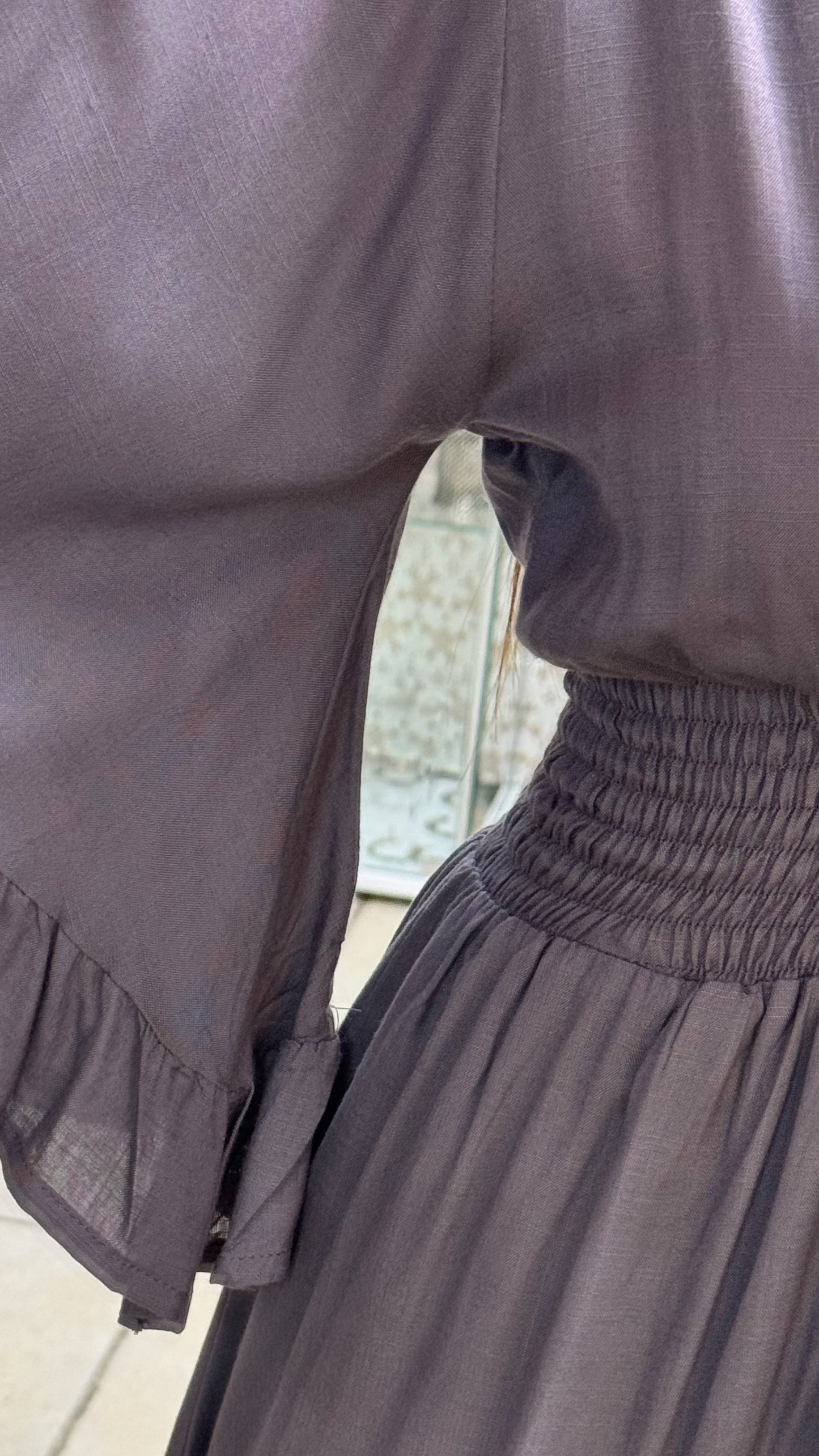 Nomad Short Dress-Gray