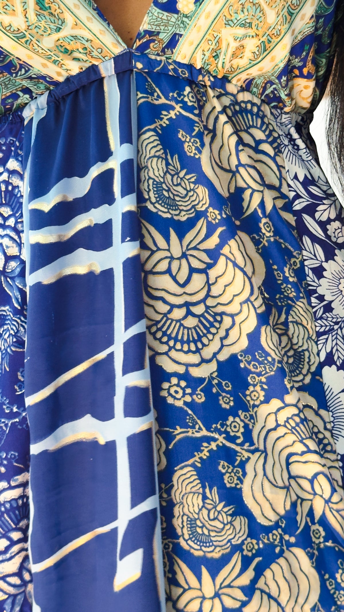 Boho Patchwork Dress