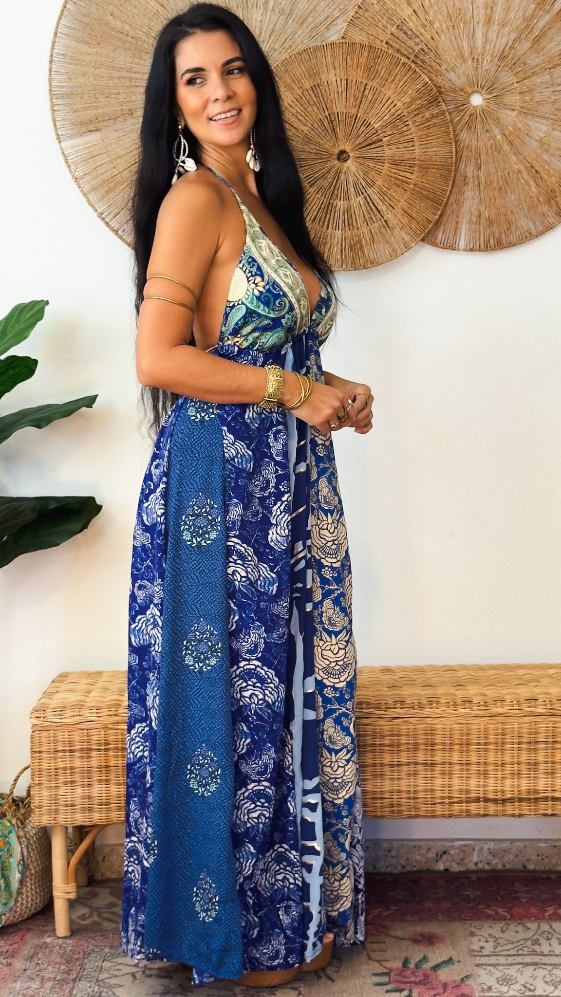 Boho Patchwork Dress